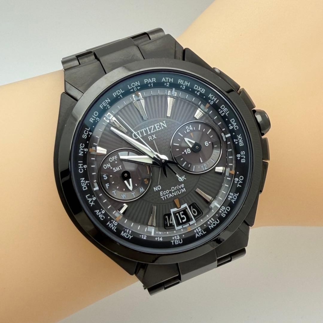 CITIZEN Satellite Wave H950-S094747 Eco-Drive Titanium GPS Solar Men’s Watch