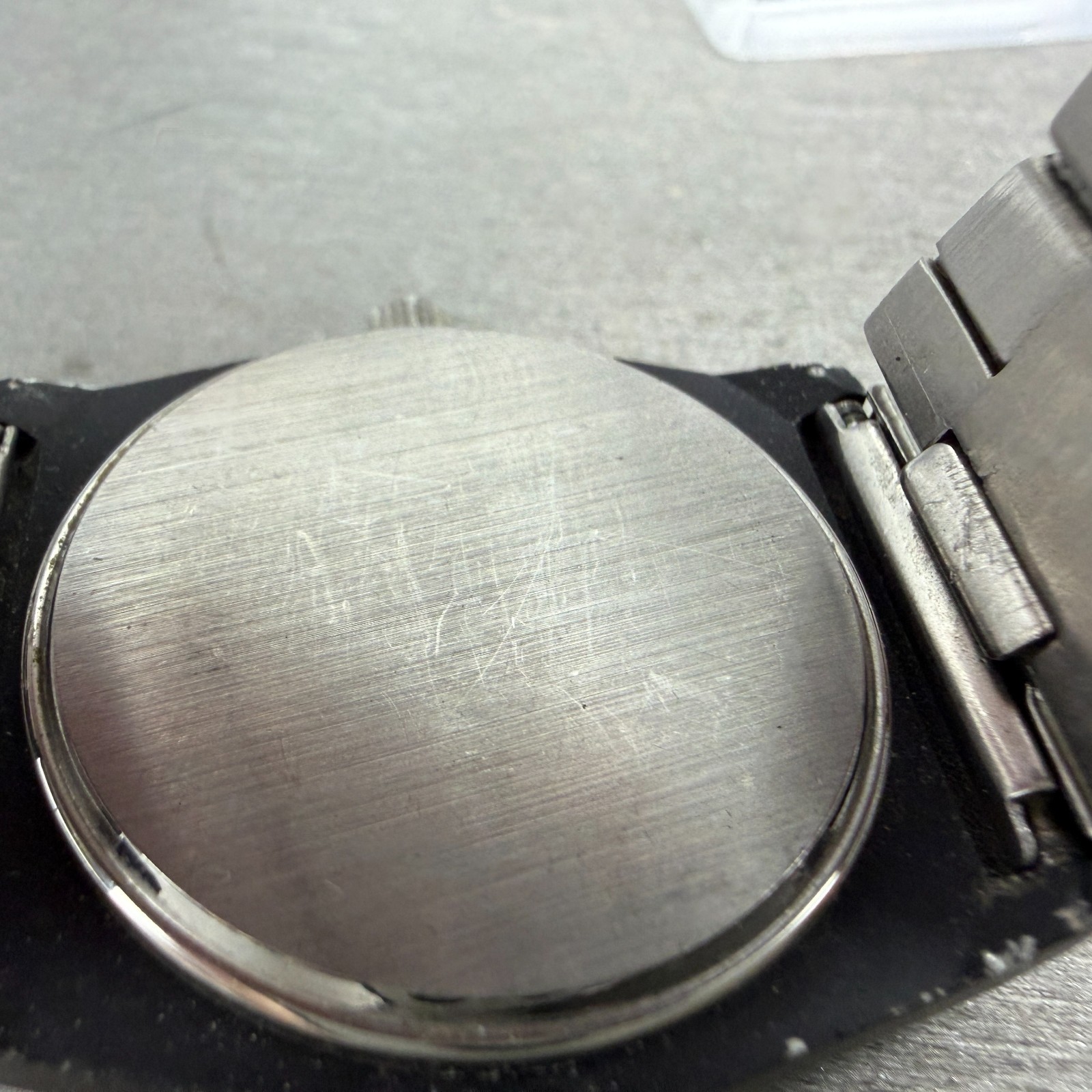 Tissot Seastar Watch Men 34mm Black Dial Black Tone Date Round New battery VTG