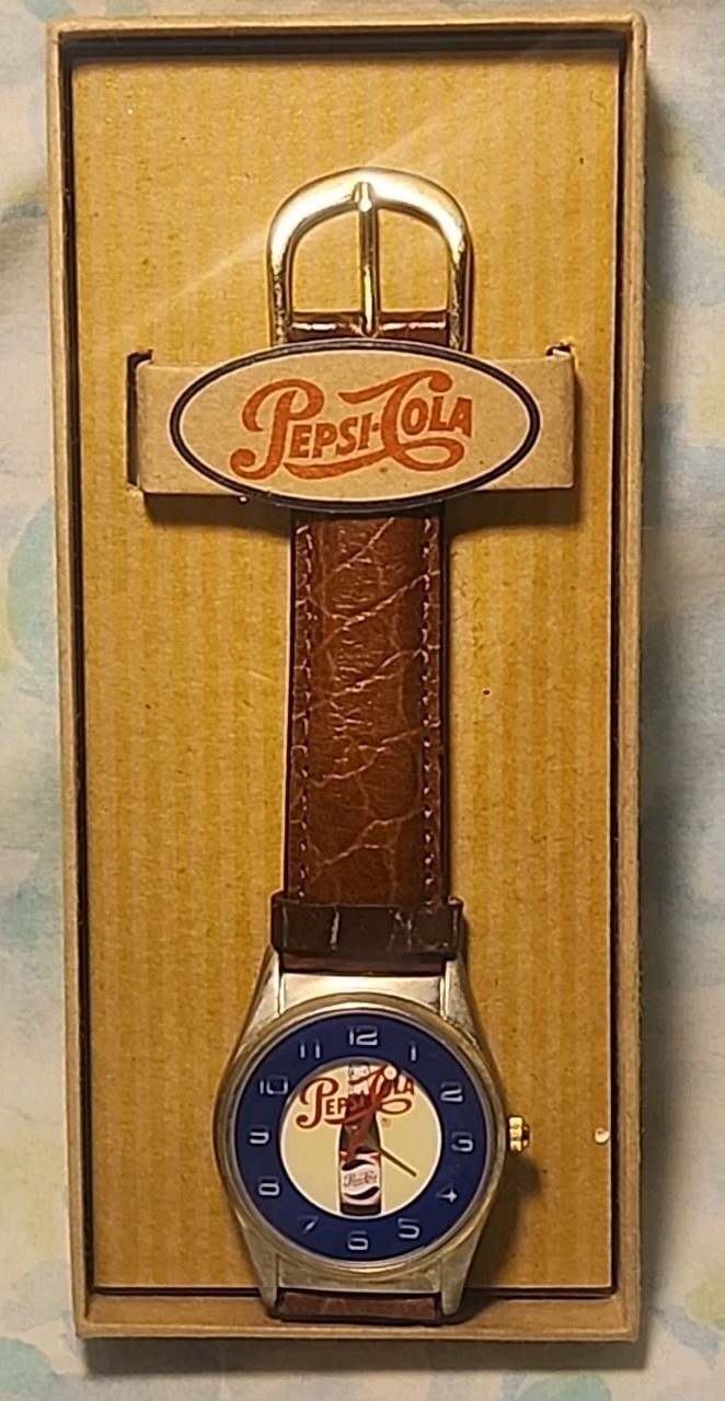 Pepsi Cola Quartz Analog (Blue Pepsi Bottle) Watch (Needs Battery)