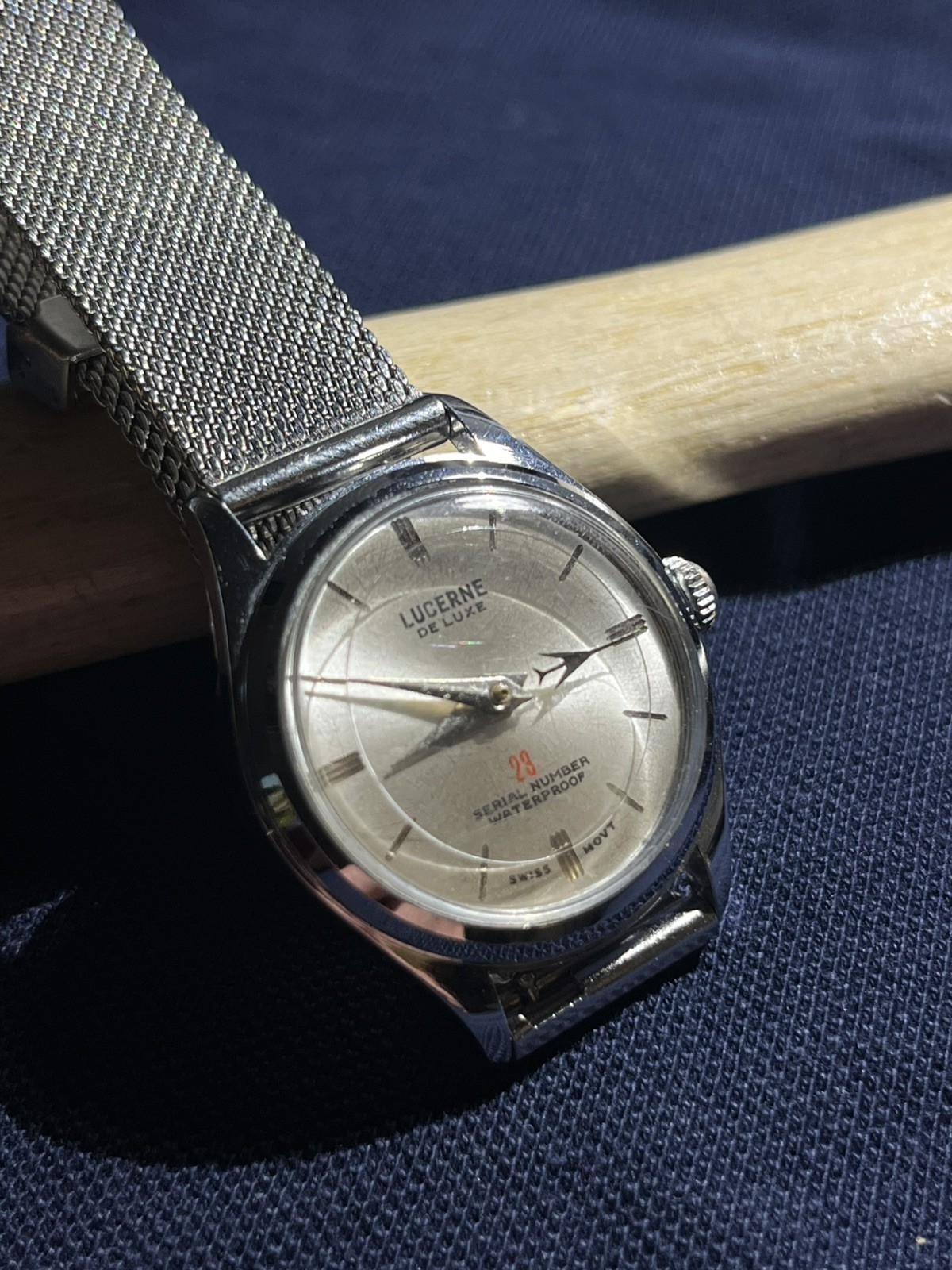 Lucerne DeLuxe Watch 23 Serial Number Waterproof Anti Magnetic Automatic Working