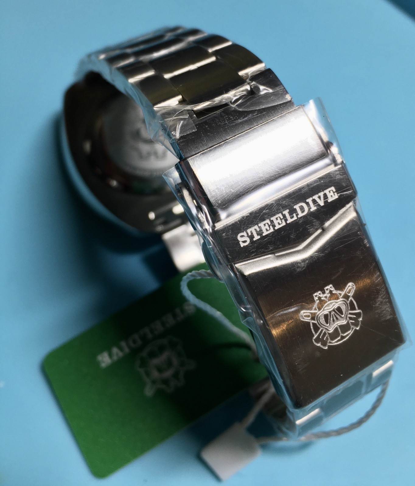 STEELDIVE WILLARD DIVER 44MM BLACK DIAL AUTO SEIKO TMI NH35 SAPPHIRE STAINLESS