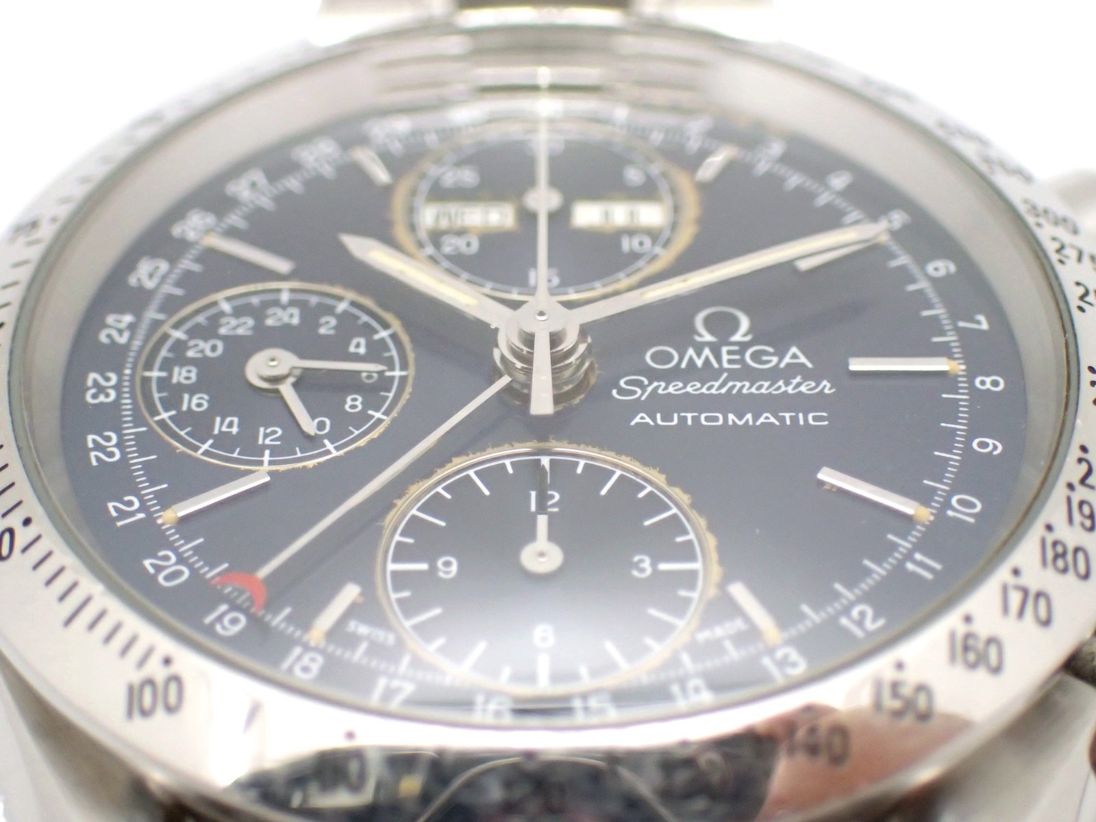 OMEGA Speedmaster Chronograph Automatic Triple Calendar Watch 3521.80 w/Box