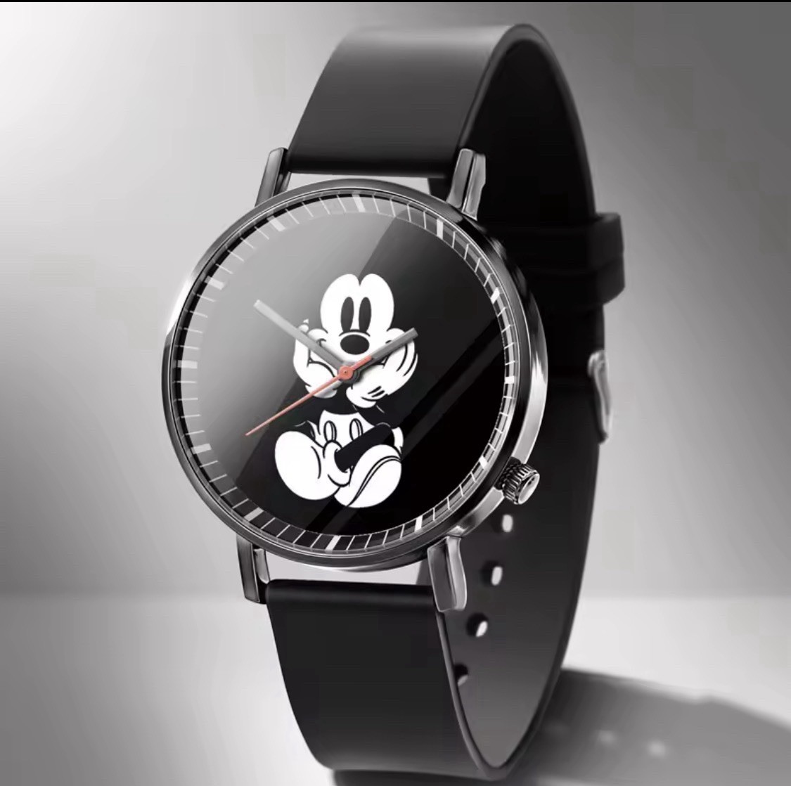 Cartoon Anime Character Child Boy Girl Woman Man Child Wrist Watch Black