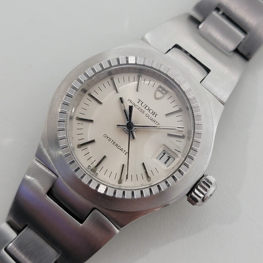 Tudor Princess Quartz Oysterdate 26mm Ladies 1980s All Original Vintage RJC214