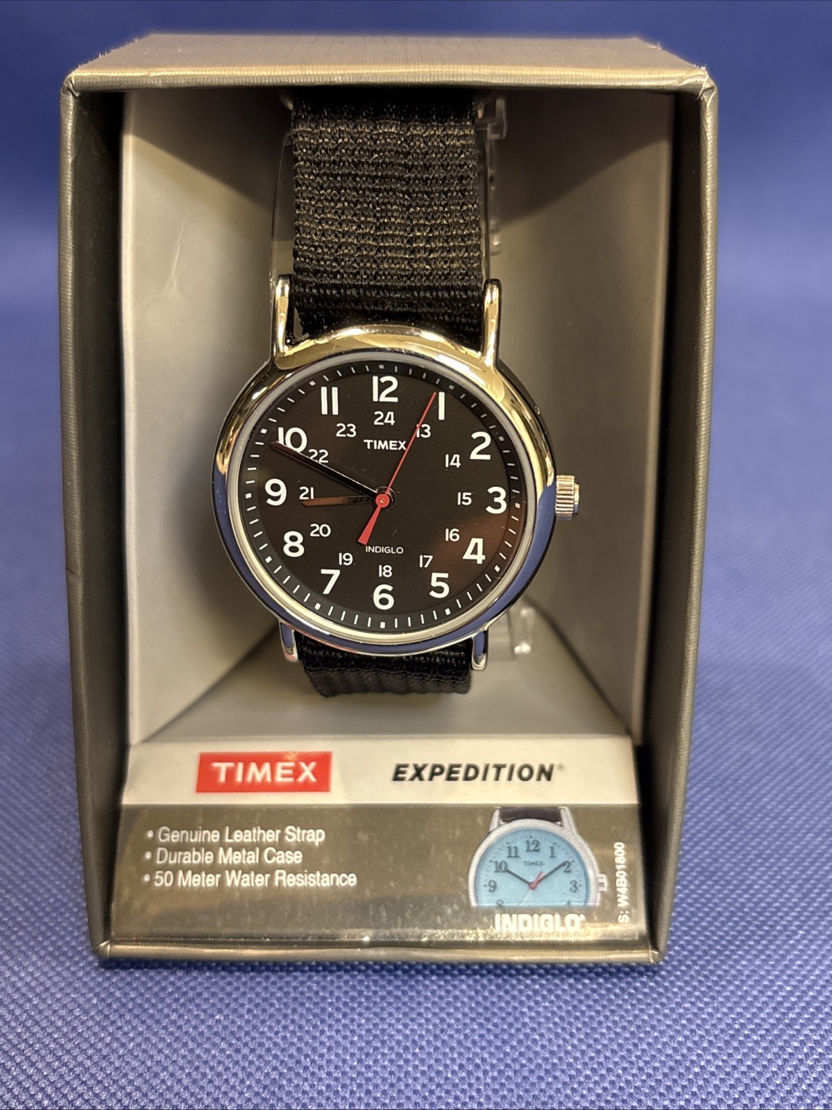 TIMEX Men’s Weekender Watch with Black Nylon Band T2N6479J – NEW