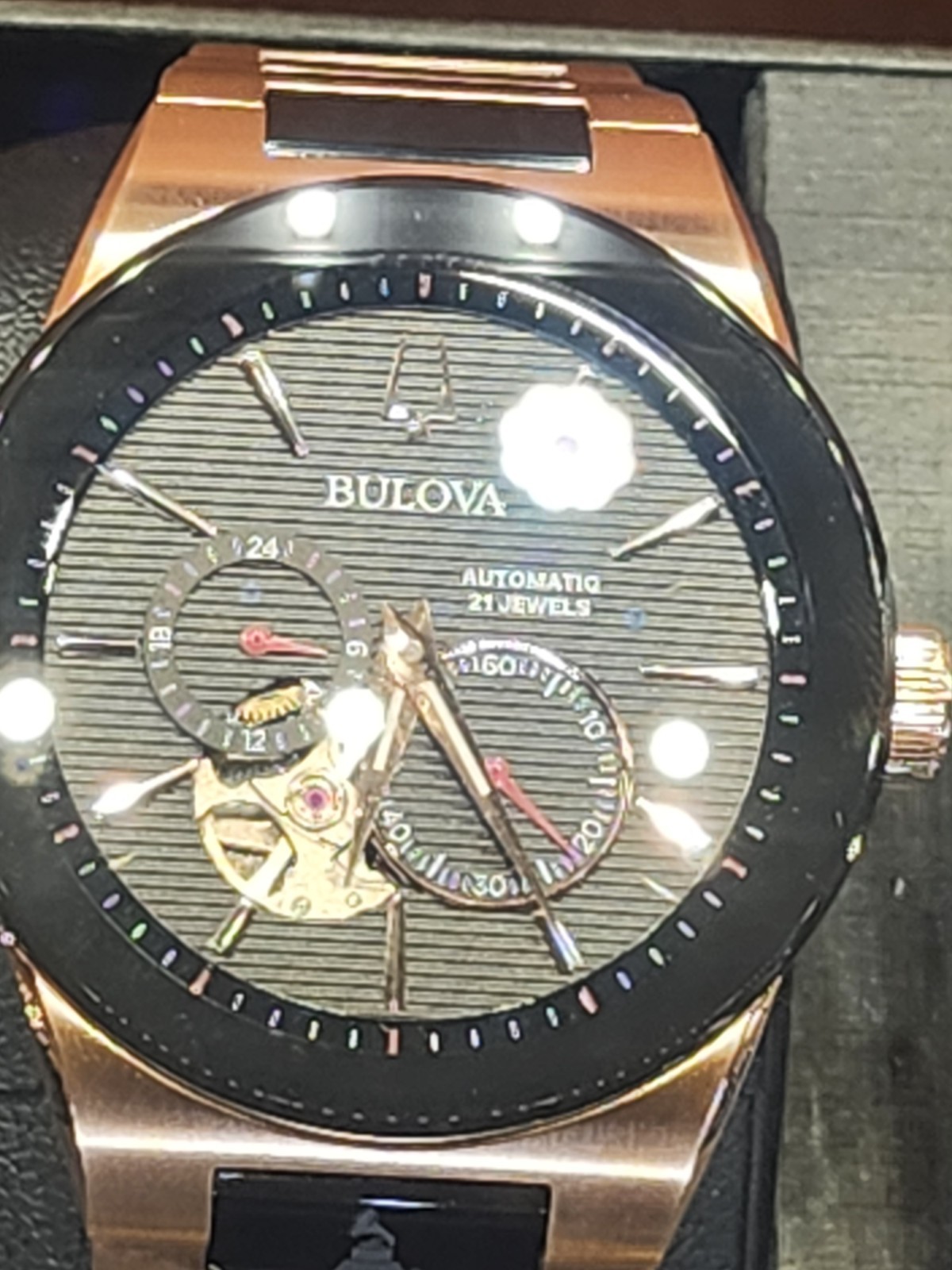 Bulova Men’s Latin Grammys Special Edition Automatic 21 Jewel Watch