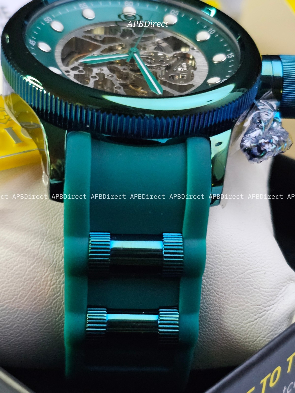 Invicta – Russian Diver – Automatic – Green Ionic – LUME Skeleton – mens watch