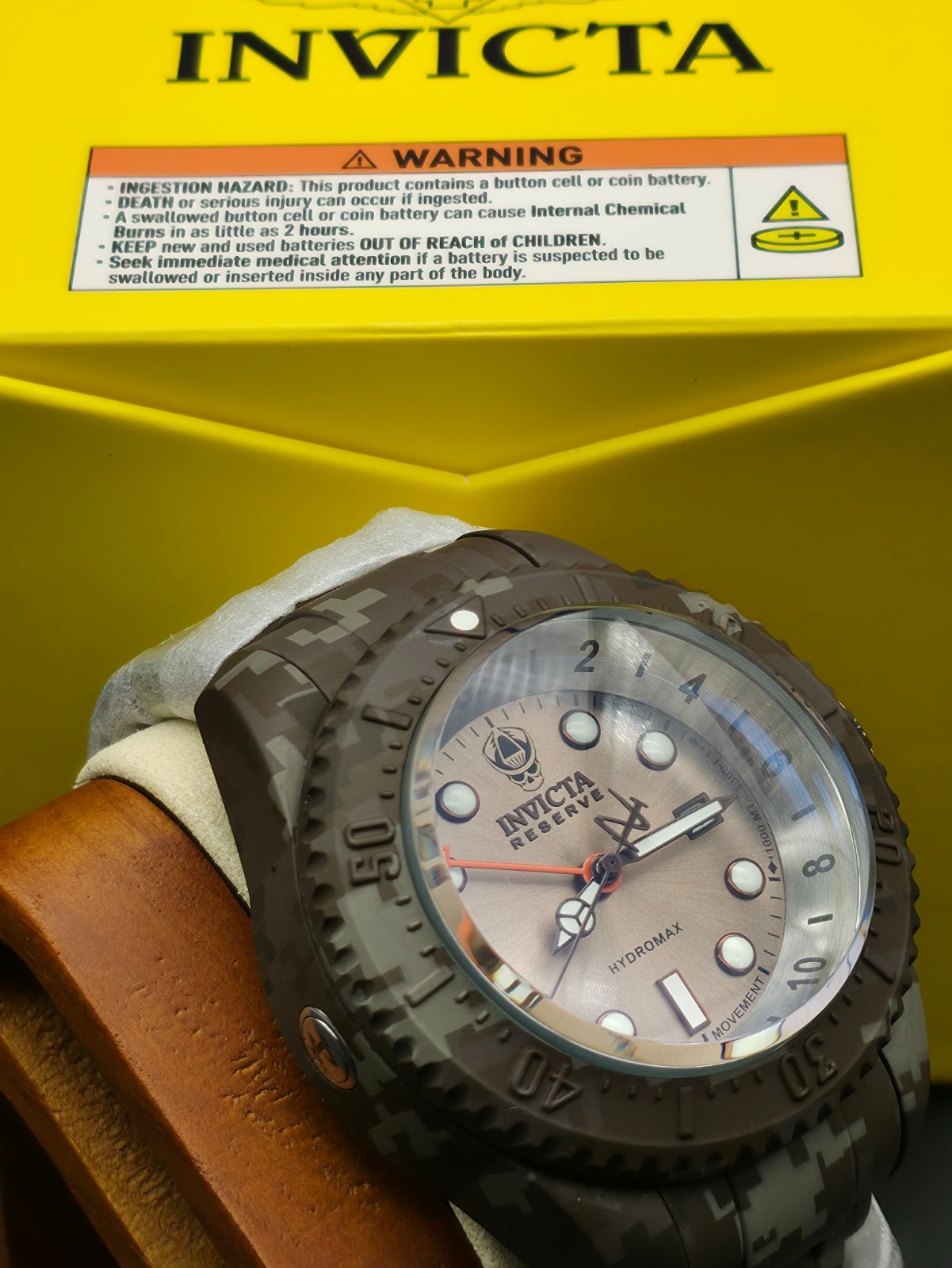 Invicta Reserve 52MM Aqua Plating ProDiver Hydromax GMT Swiss Movement Men Watch