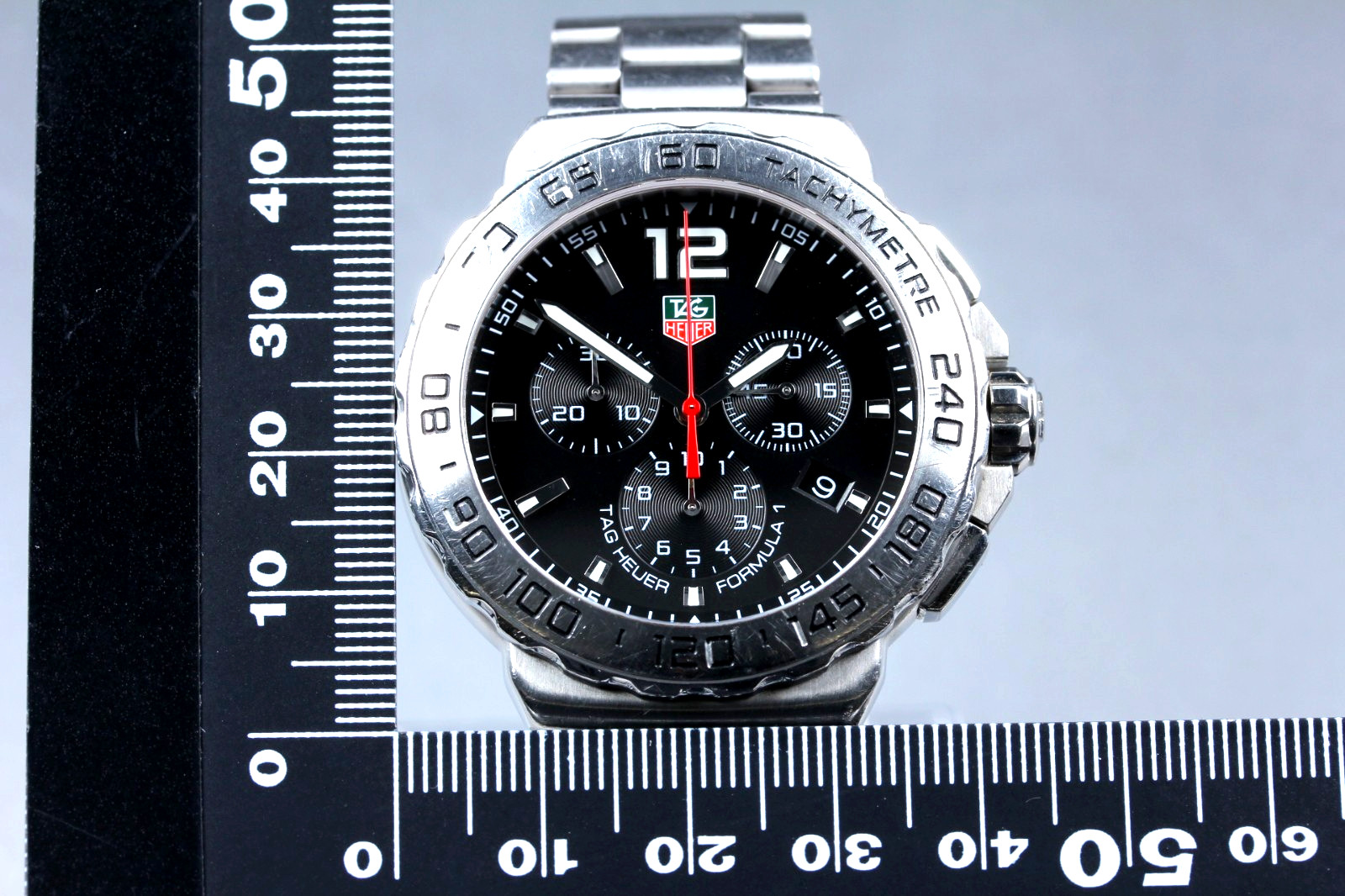 CLA’d /Box/Paper TAG Heuer Formula 1 CAU1112 42mm Chronograph Black Quart Men’s