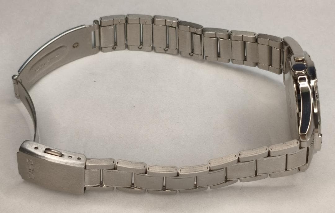 CASIO MTP-1244 Navy Dial Watch Wrist 21cm From Japan