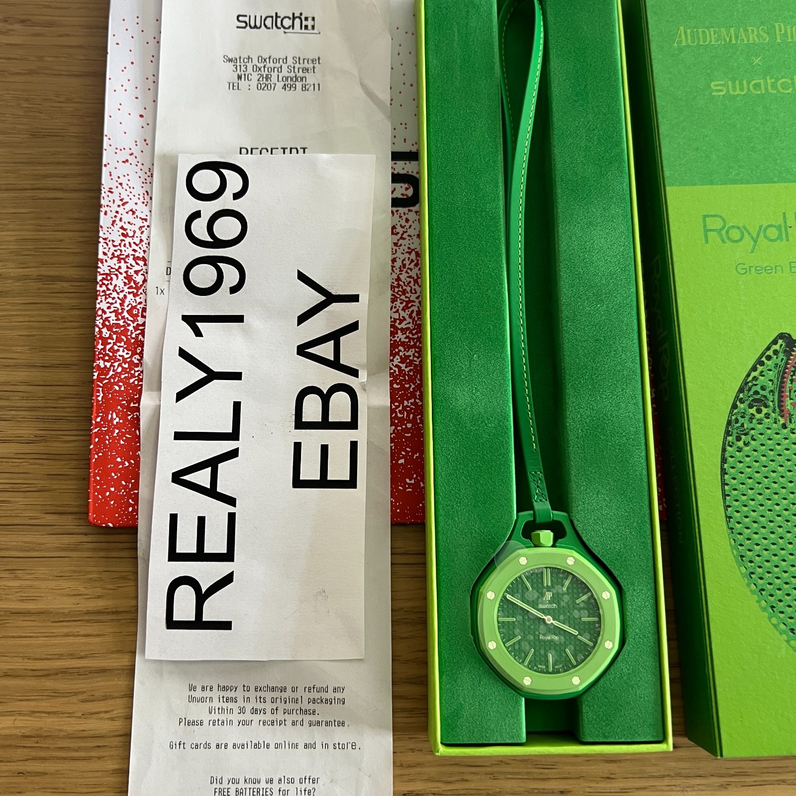 Swatch x Audemars Piguet AP Bioceramic Royal Pop Green Eight ✅FAST SHIPPING✅