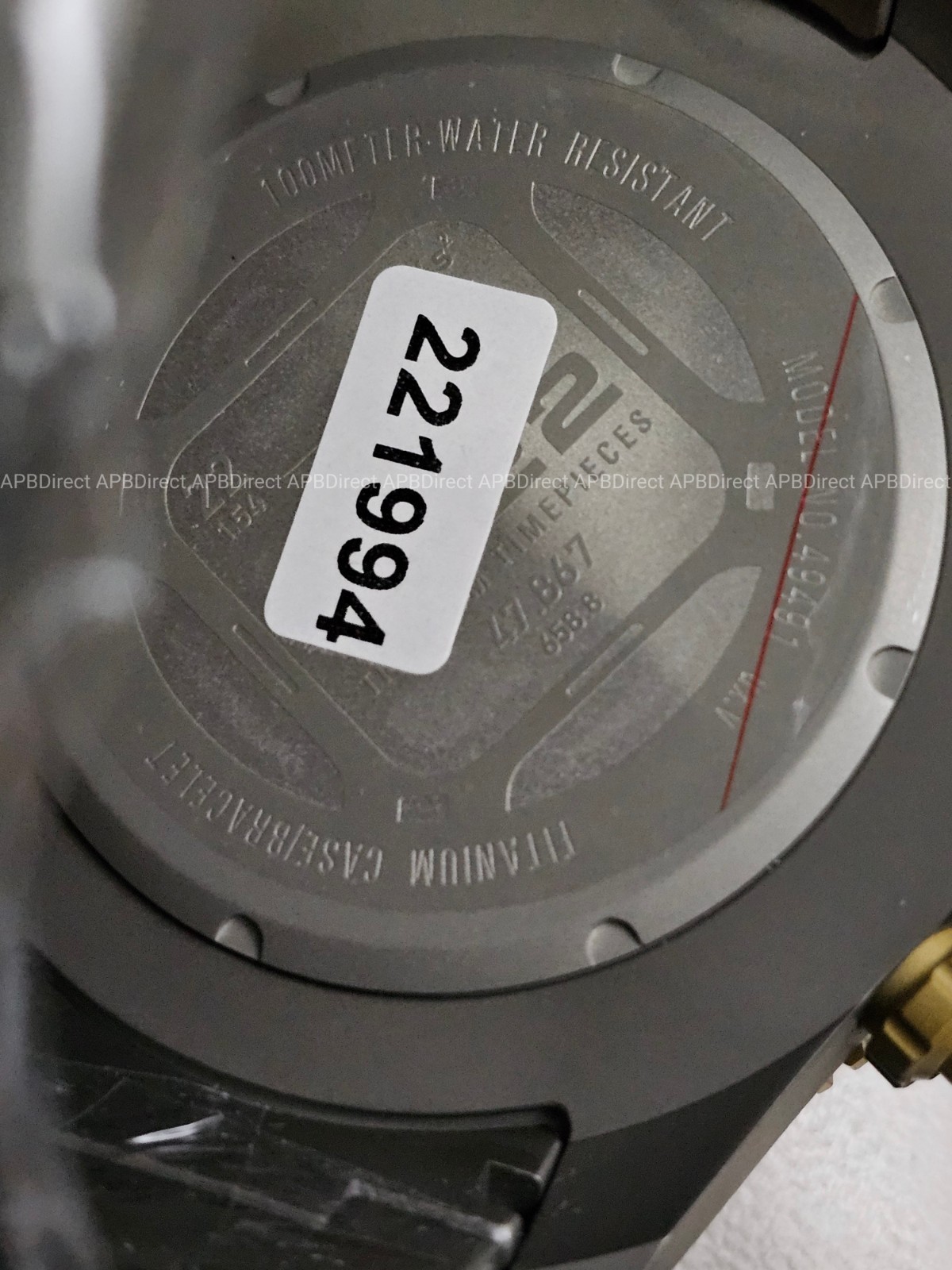 Invicta – FULL TITANIUM – 65mm Case & Bracelet – TI-22 Chronograph – Mens watch