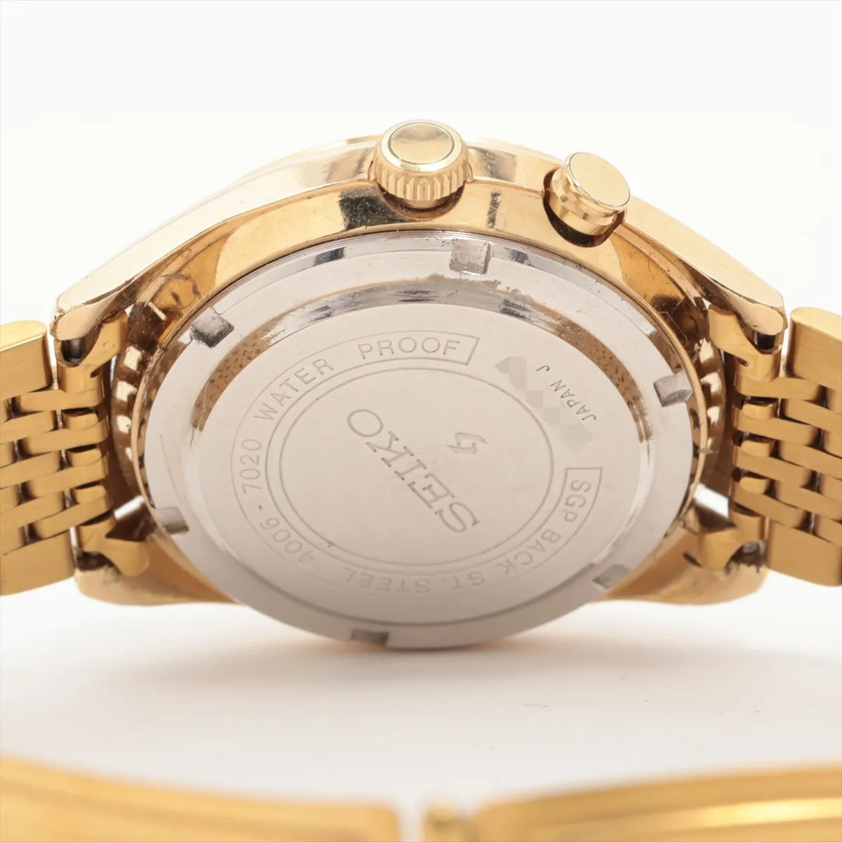 Seiko Belmatic 4006-7020 GP×SS Outside GP AT Silver-Face