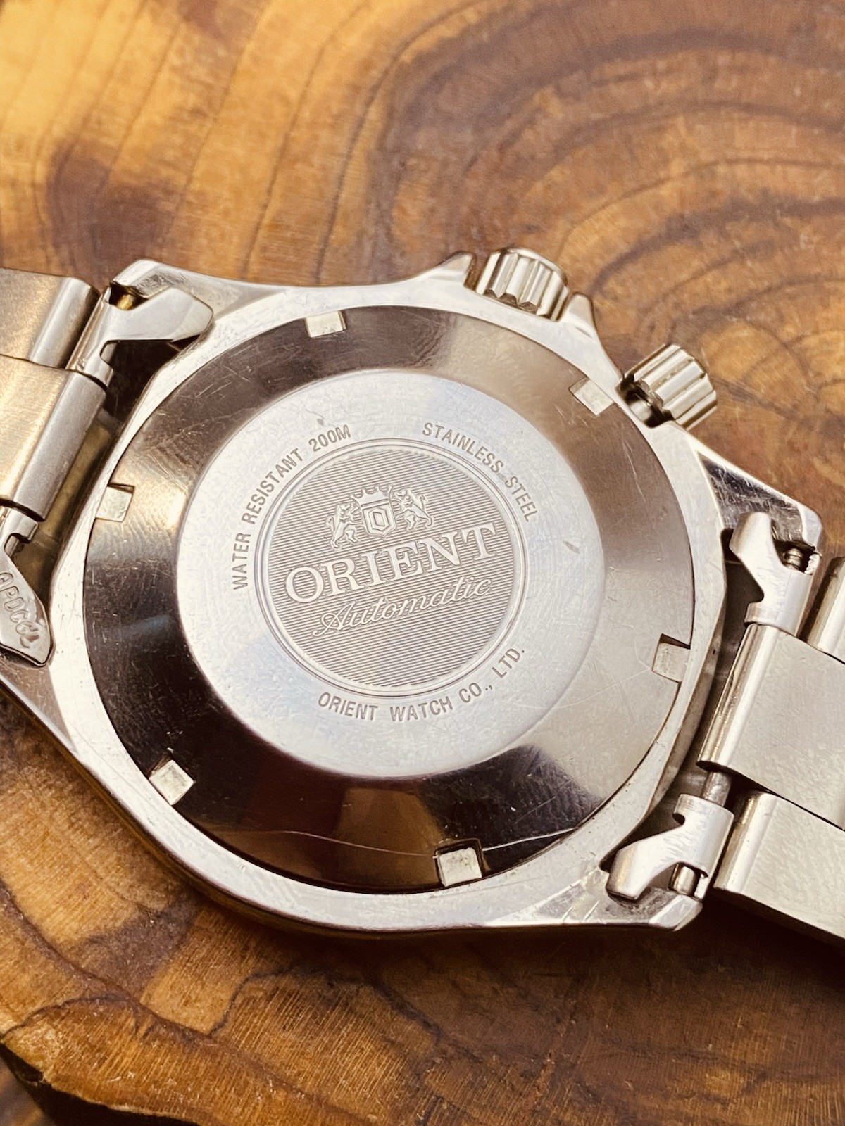 ORIENT Watch MAKO Automatic Mechanical Big Size Black Dail #7707