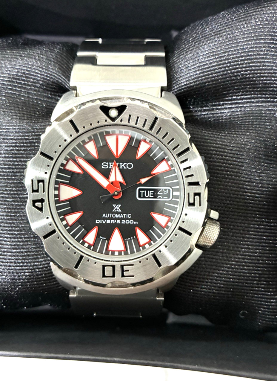 Seiko Srp313 2nd Generation Monster gen Dracula blood tooth diver strap full kit