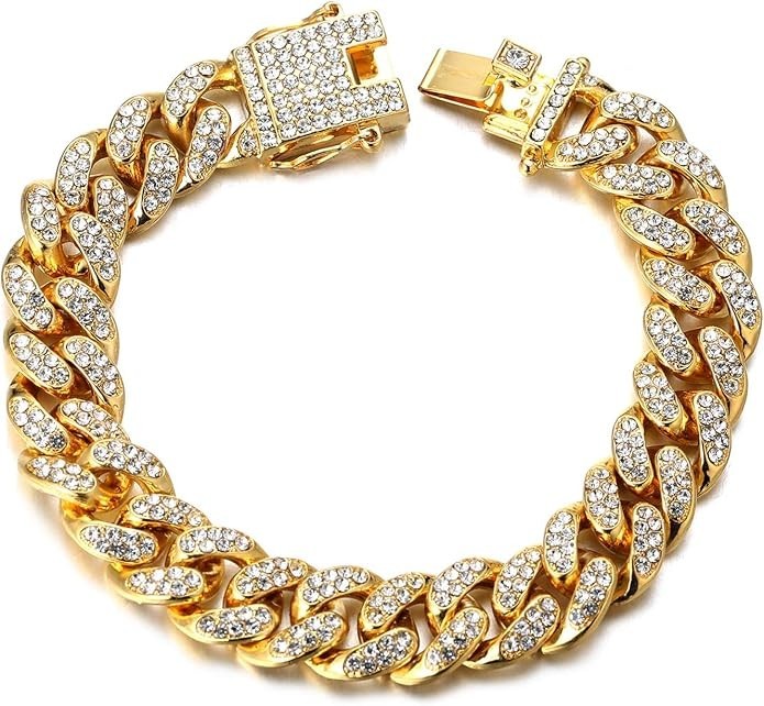 Halukakah Diamond Watch for Men – The Elite – 18K Real Gold/Platinum White Gold