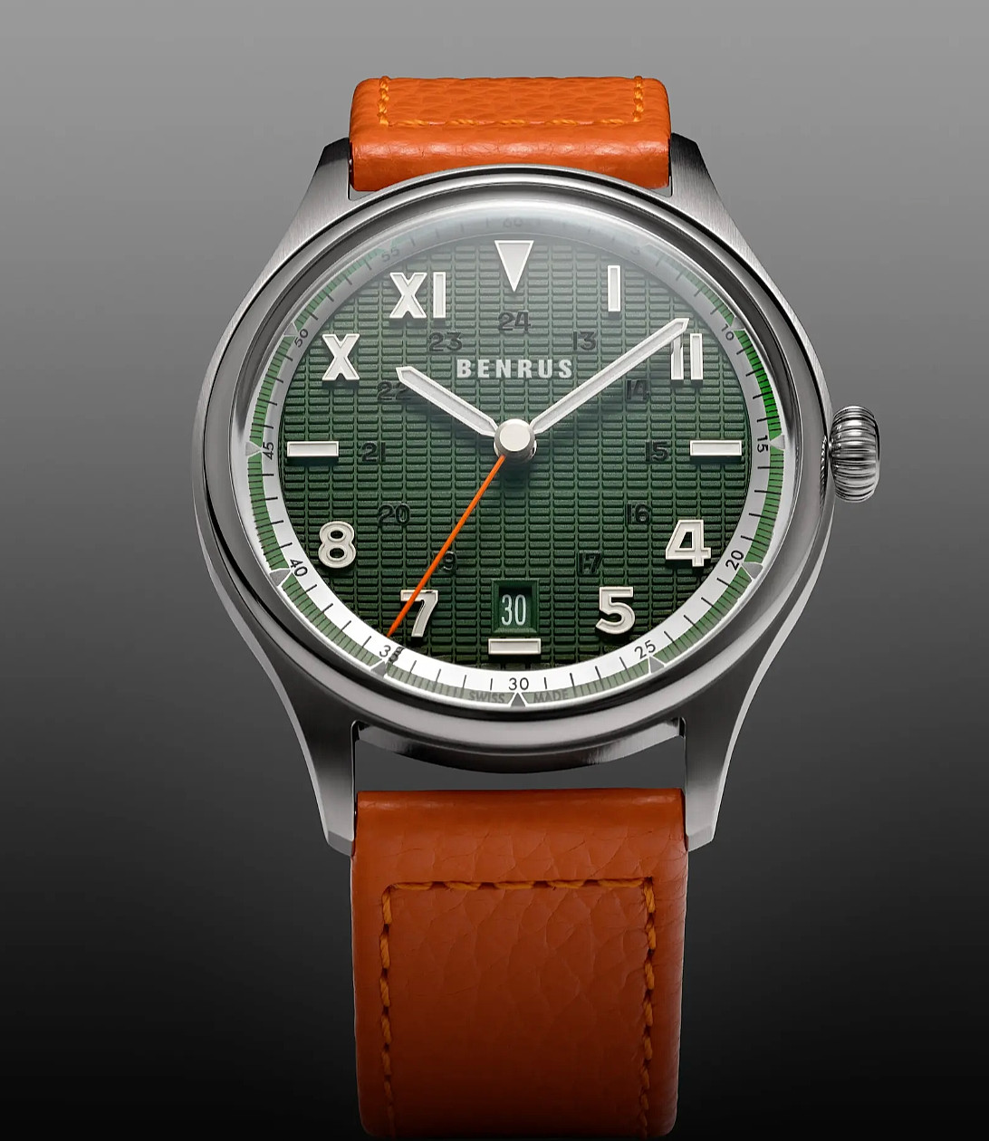Bensh 3061 GT Men’s Swiss Made Automatic Watch ETA 2892 Sapphire Crystal