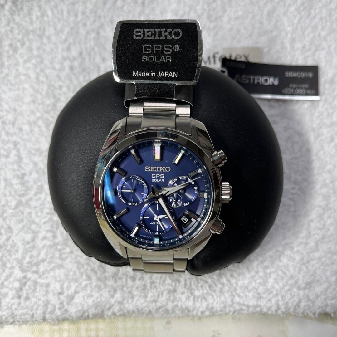 Seiko Astron SBXC019 GPS Solar 5X53 Blue Dial 42.7mm Sapphire NEW