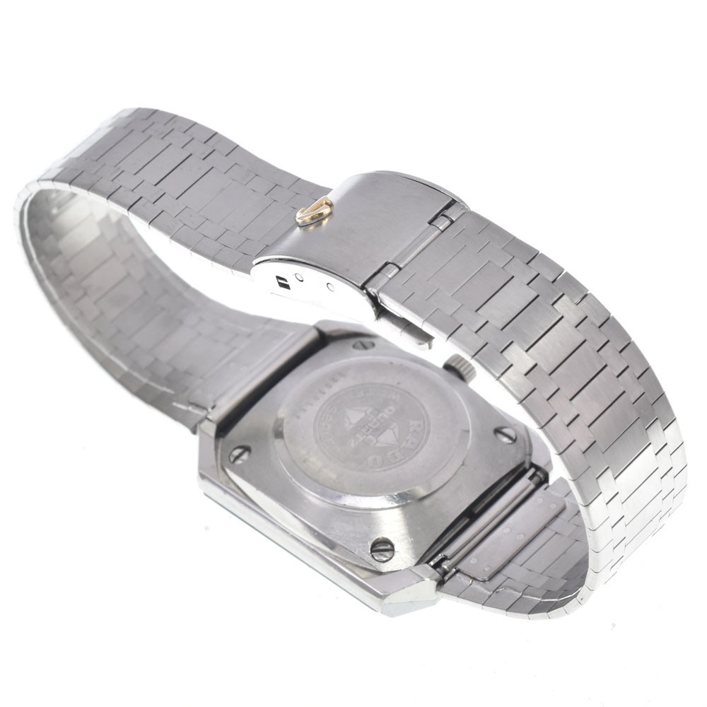 RADO Diastar 711.0067.8 Carbide Case black Dial Quartz Men’s Watch O#147586