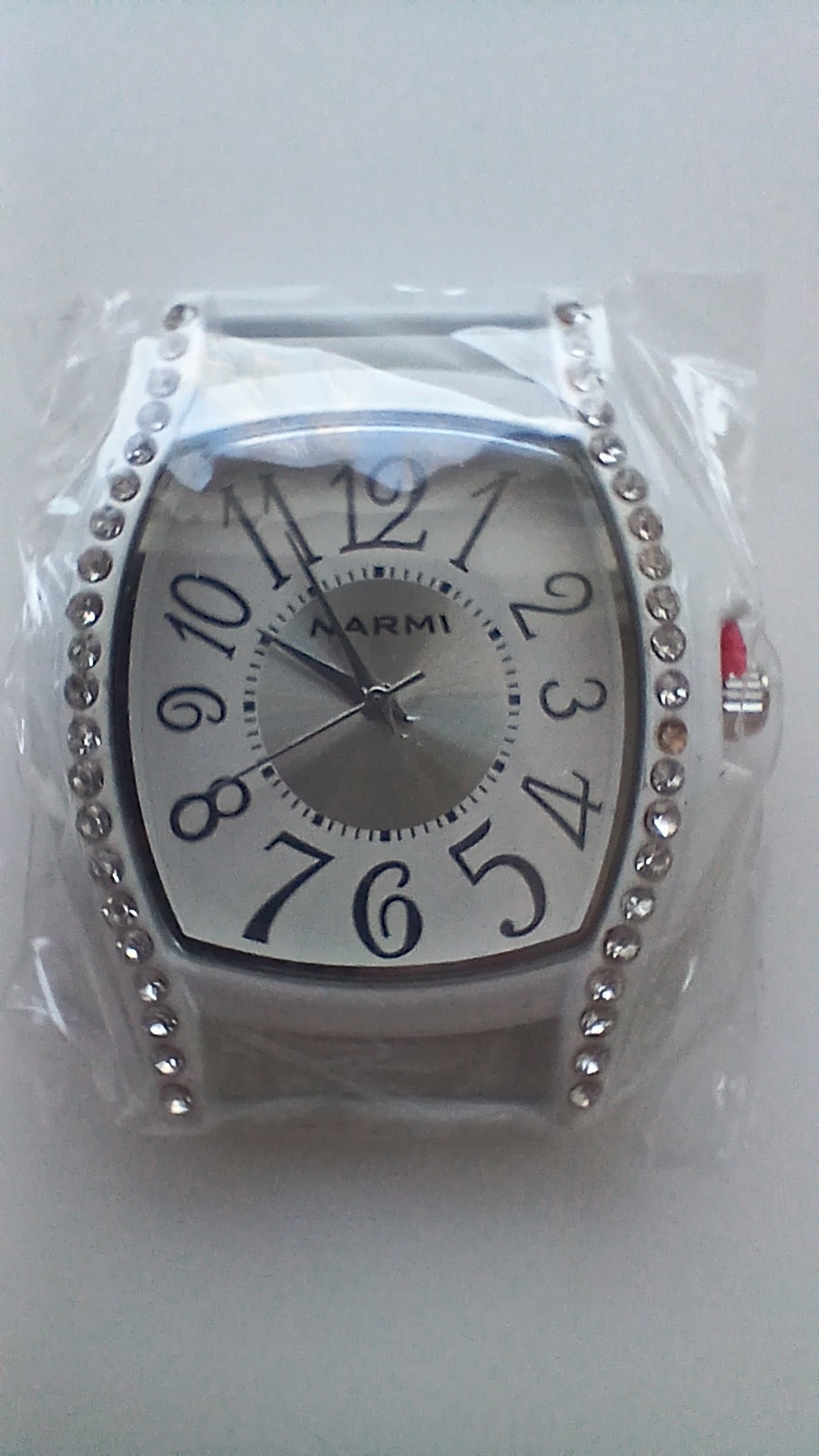 NARMI Assorted Watch Faces – Set of 10, White & Silver, DIY Jewelry Making