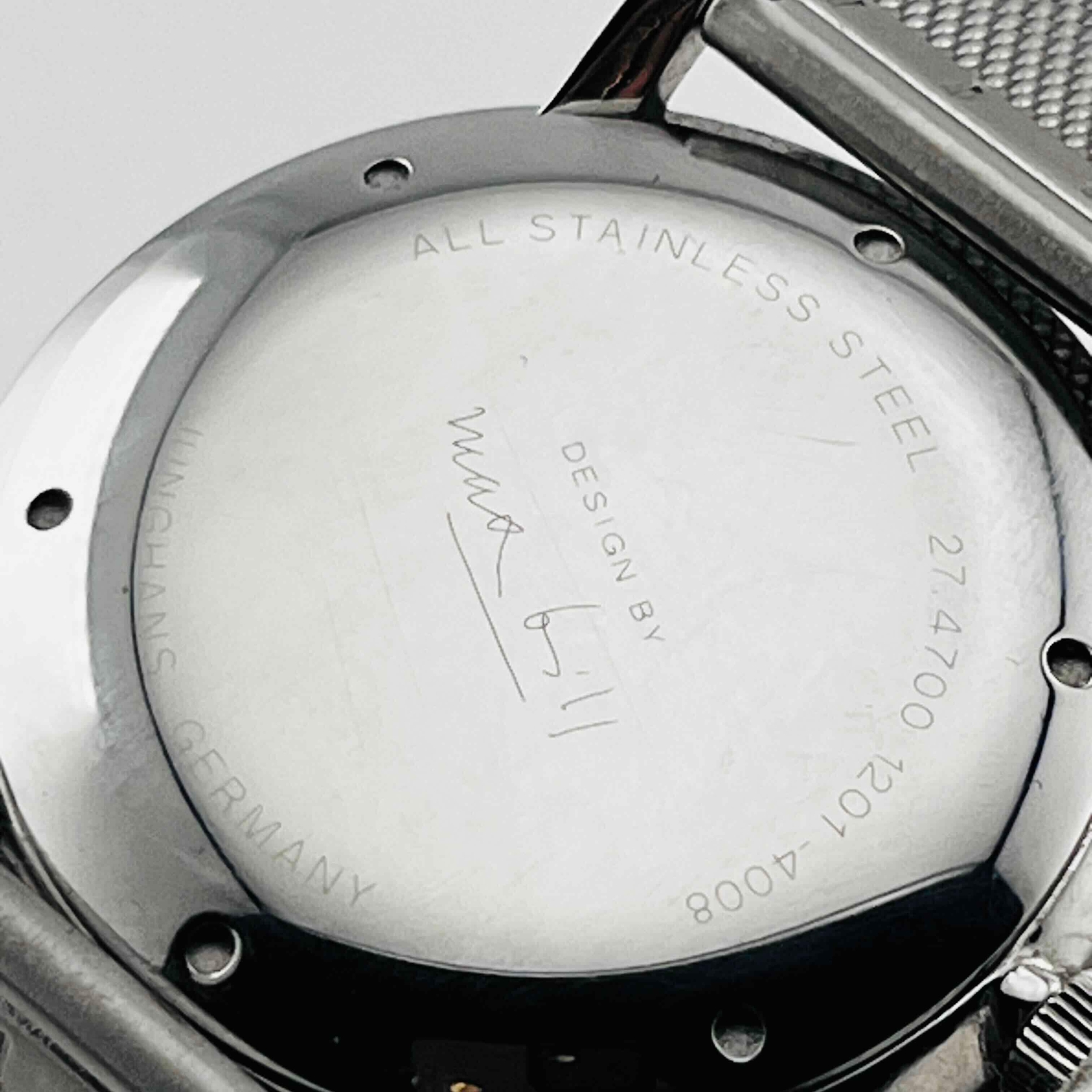 Junghans Max Bill 27.4700 1201-4008 Automatic Winding 40.0mm