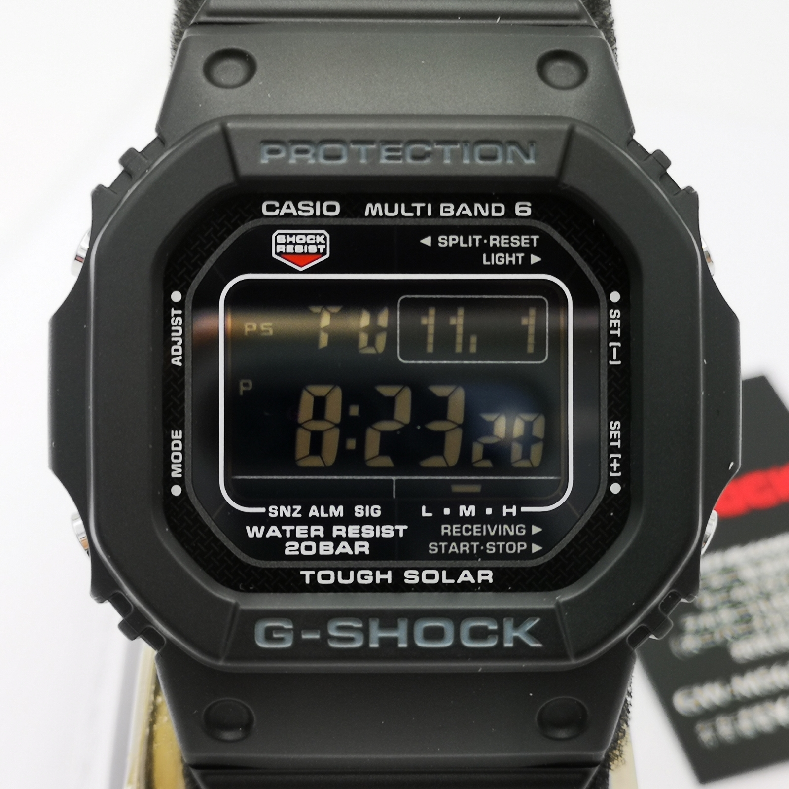 CASIO G-SHOCK GW-M5610UBC-1JF Black Solar Radio 6 Digital Men’s Watch New in Box
