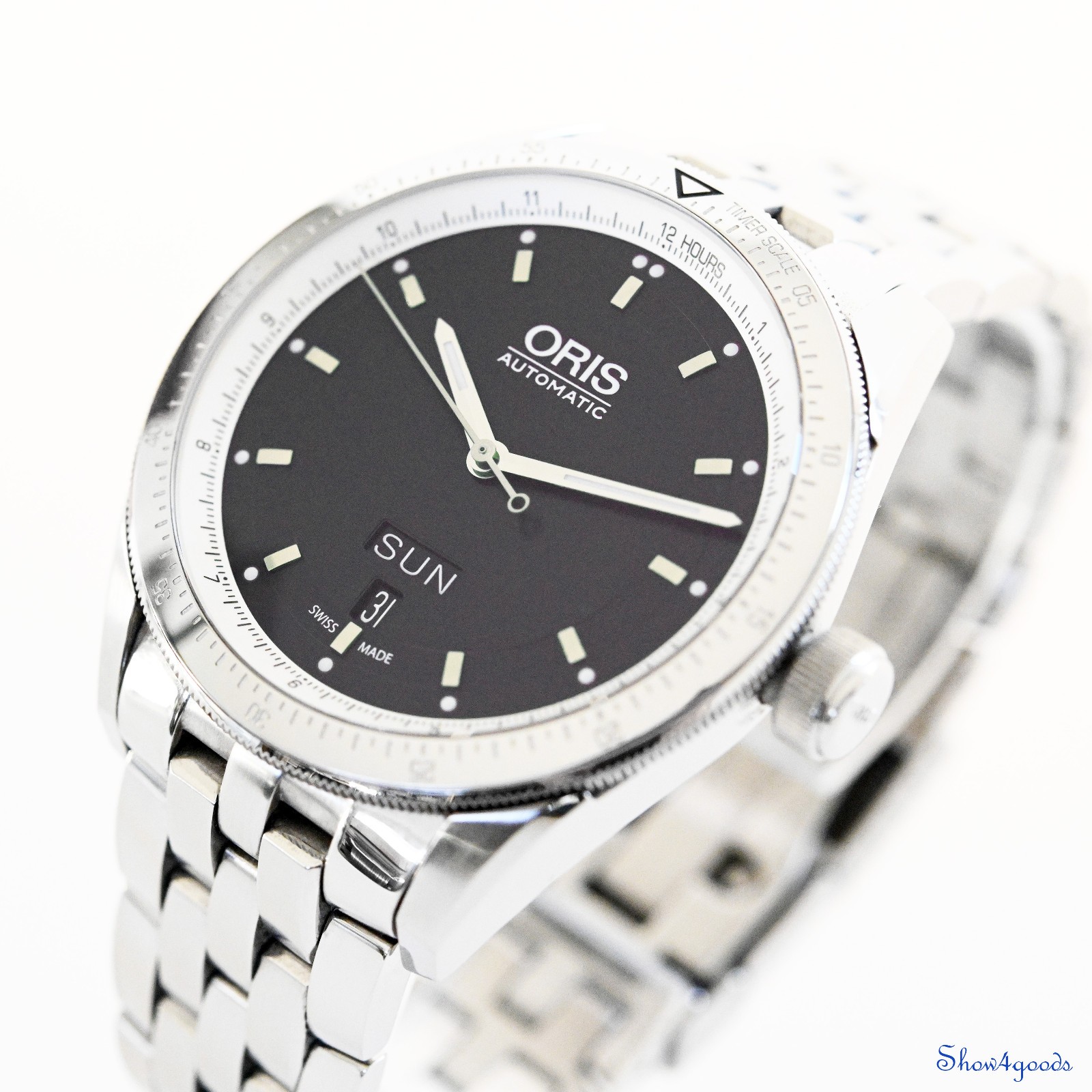 ORIS Artix GT Automatic day date Ref 01 735 7662 4174-07 8 21 85 Full SET 2017