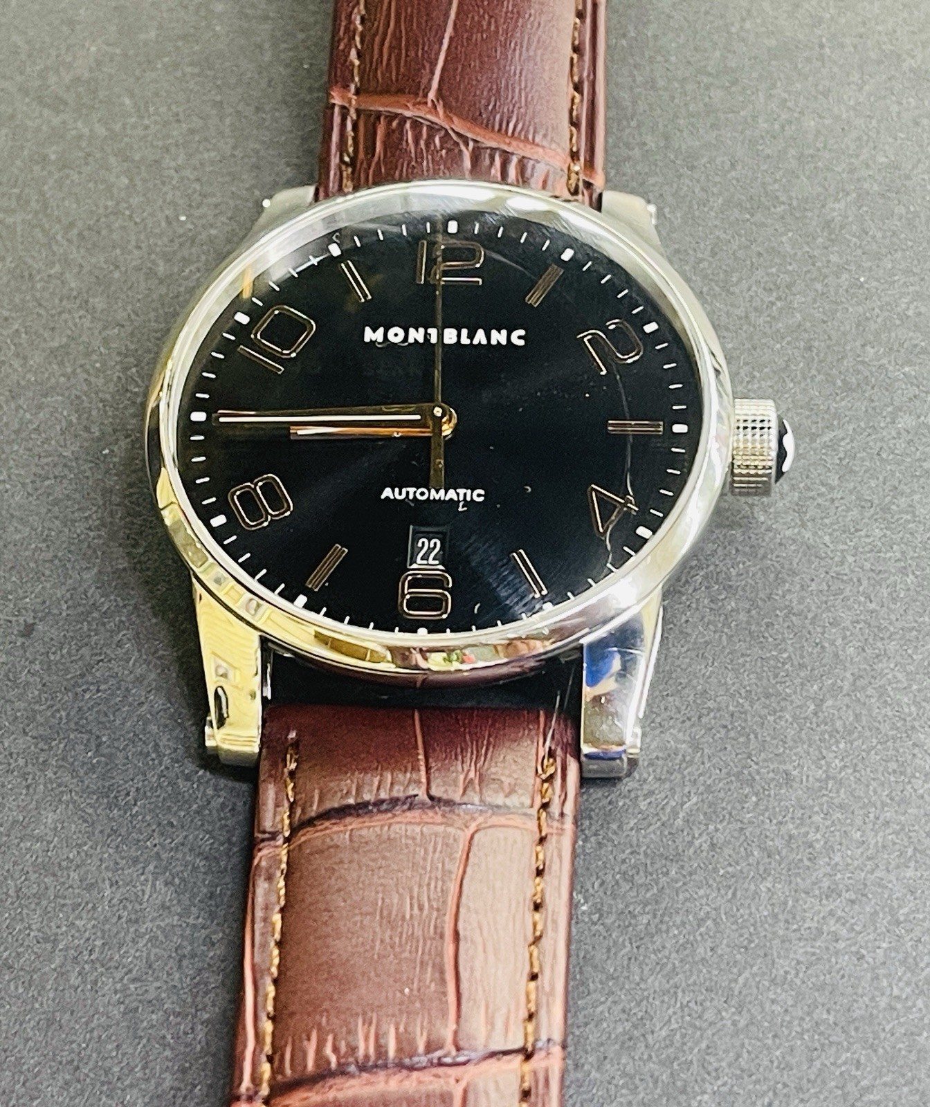 MontBlanc TimeWalker Black Dial Automatic Men’s Watch 110337, 42mm