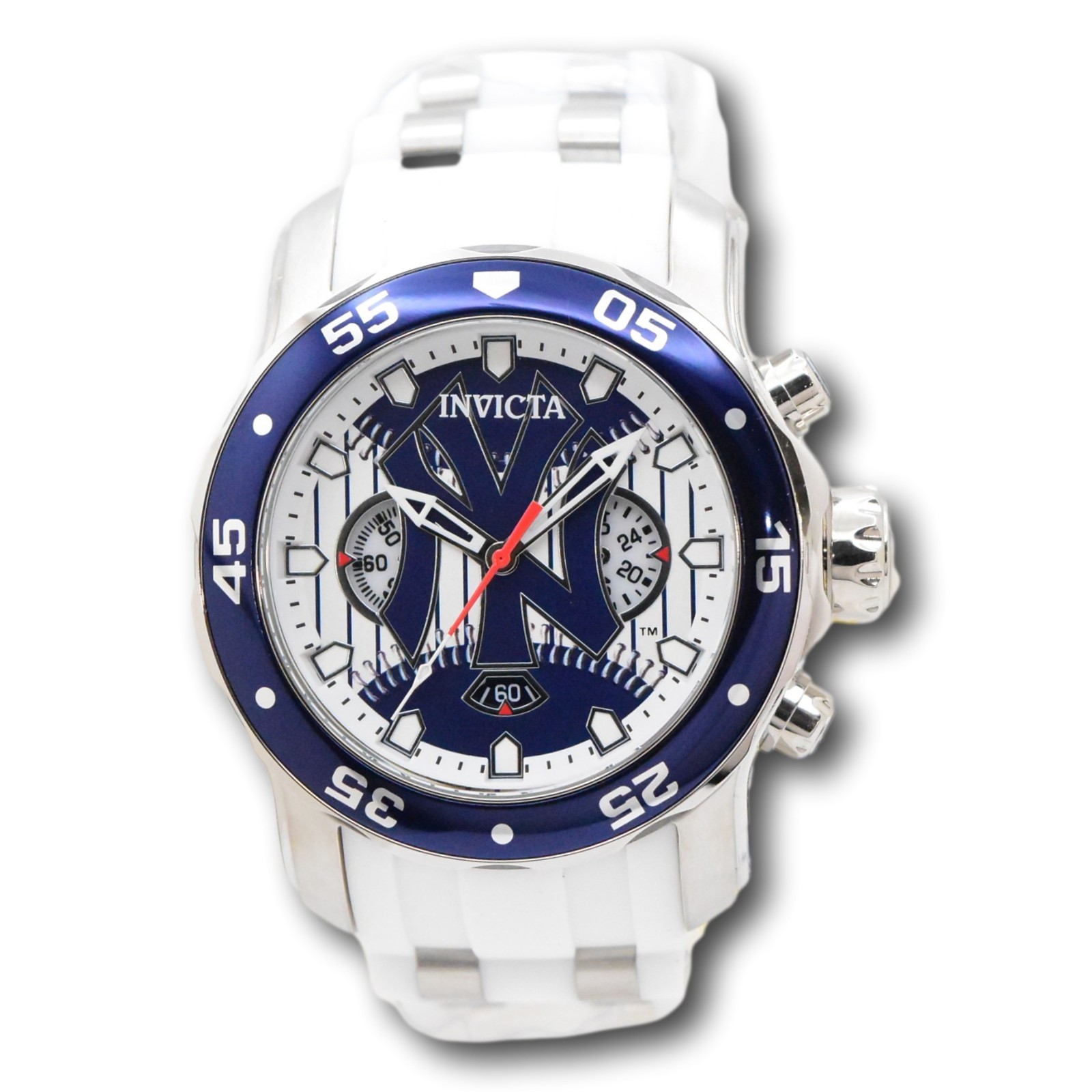 Invicta MLB New York Yankees Men’s 48mm Limited Blue Chrono Watch 49874