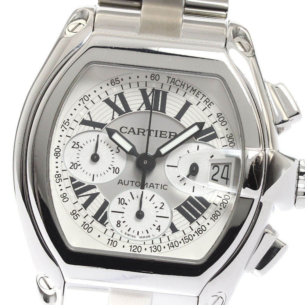 CARTIER Roadster XL W62006X6 Date Chronograph Automatic Men’s Watch_906185