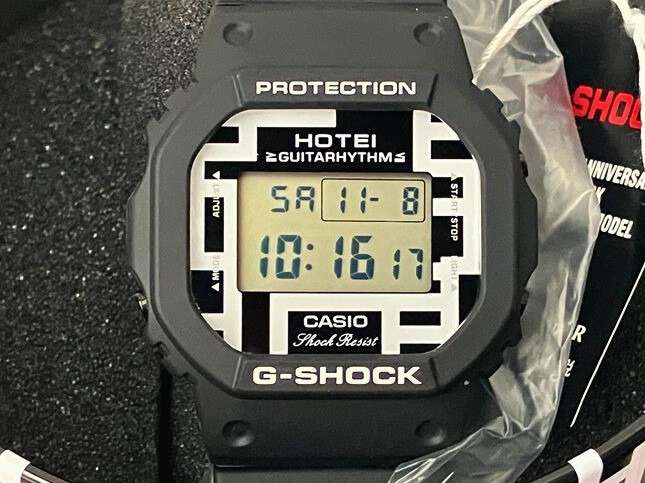 Unused DW-5600HT-1JR Tomoyasu Hotei 35th Anniversary Collaboration Pick G-SHOCK