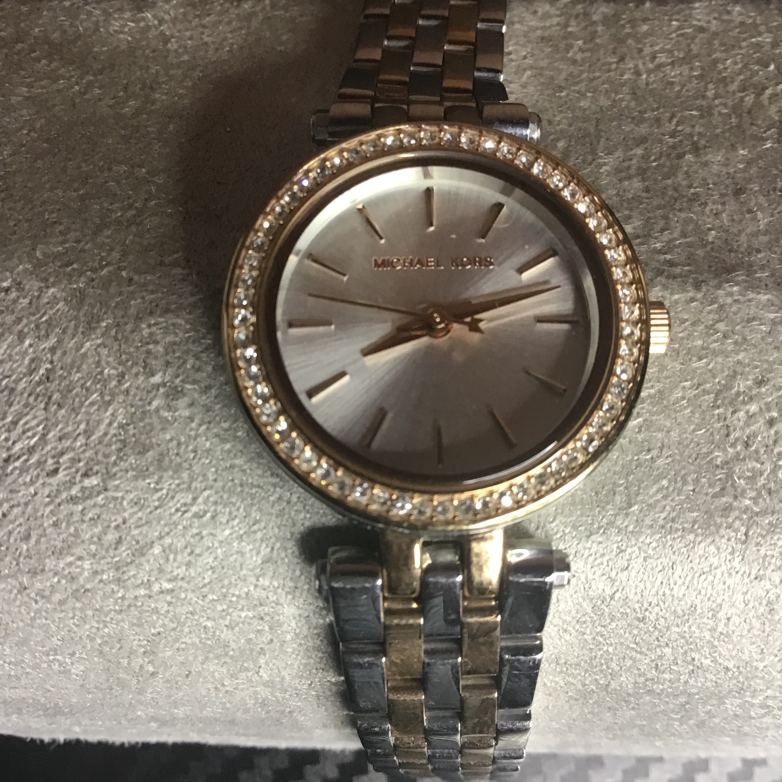 Michael Kors Darci Three-Hand Two-Tone Women’s Watch MK3298