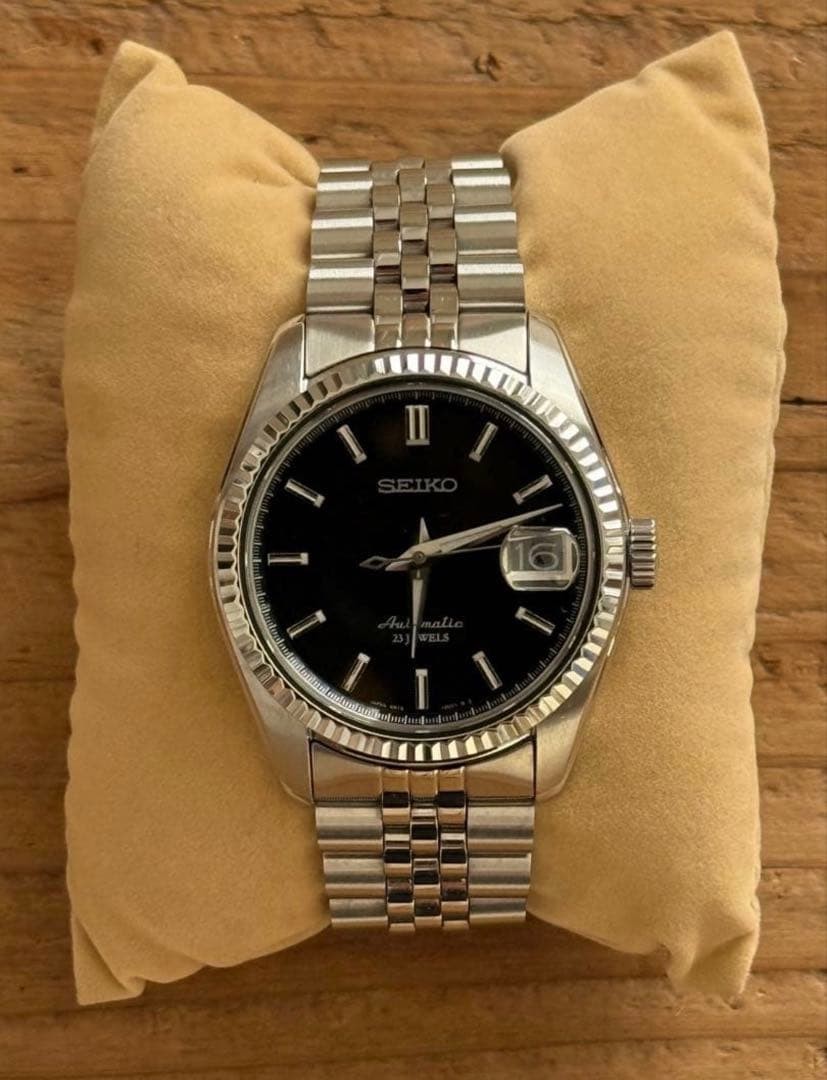 SEIKO SARB033 Automatic Stainless Steel Mens Custom Bezel Crystal Band Watch