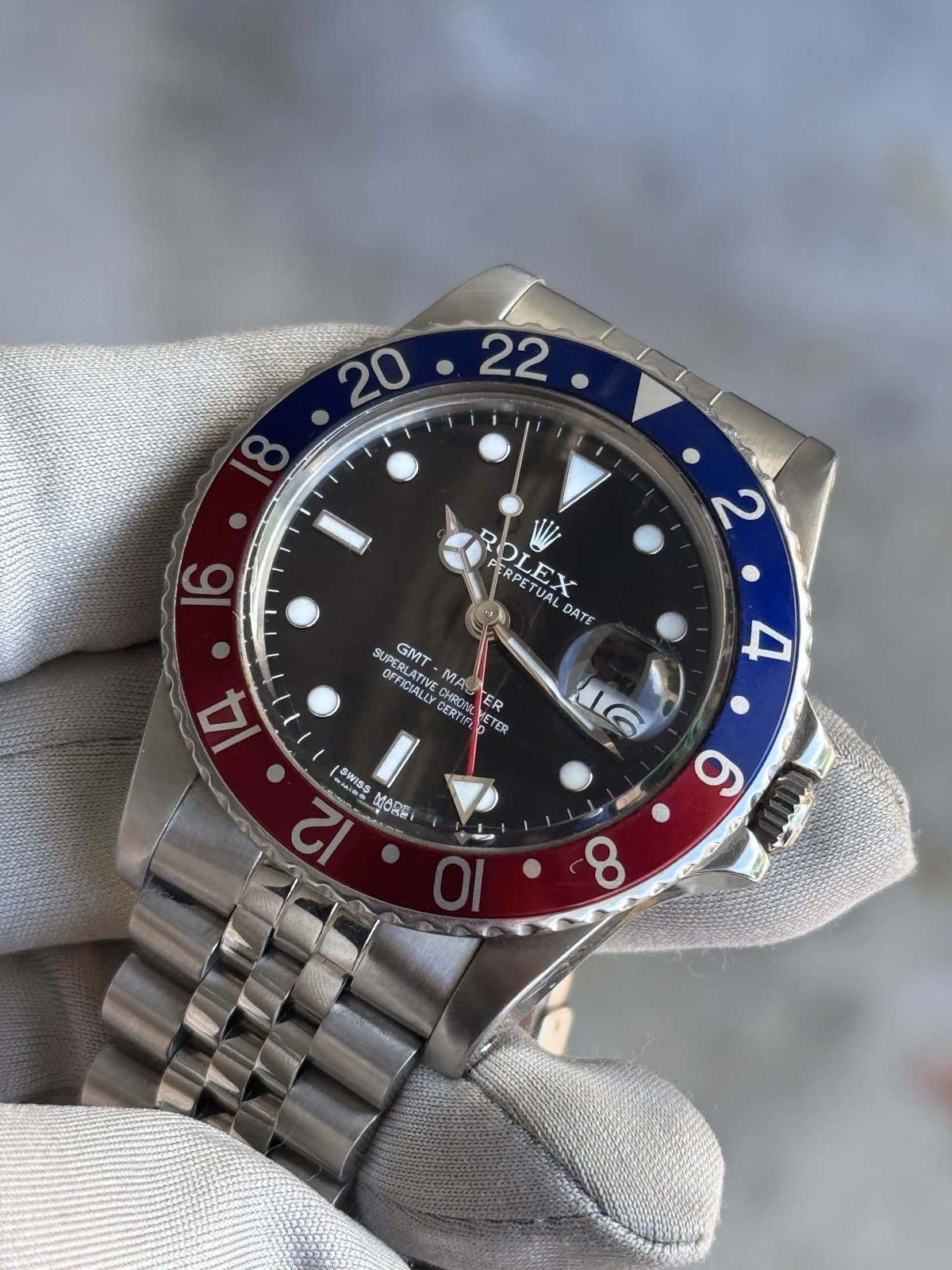 Rolex GMT-Master “Pepsi” Ref. 16750 / 40mm / Jubilee Bracelet / Watch Only