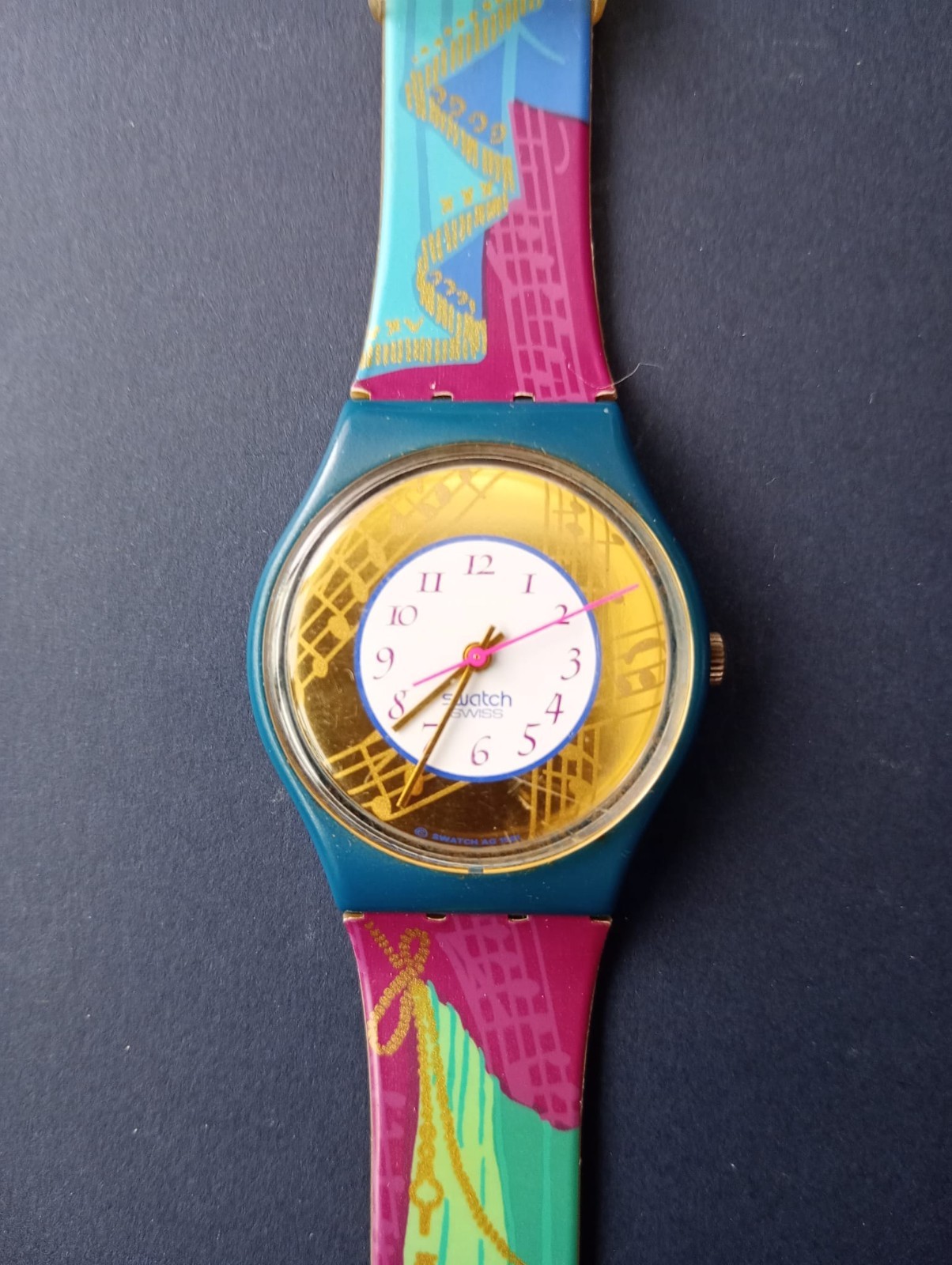 Orologio SWATCH VINTAGE 1992 GG119 PALCO CON SCATOLA, batteria nuova