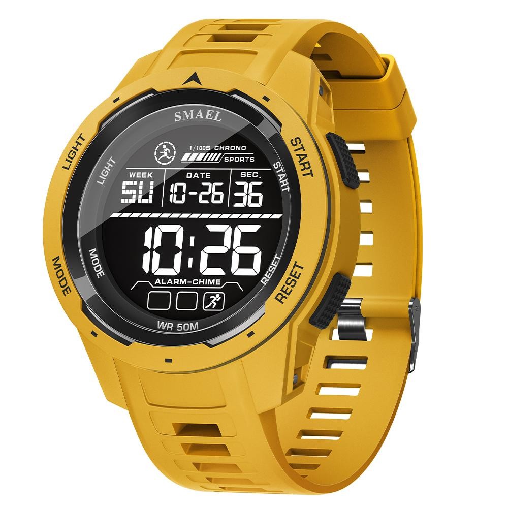 Smael 8105 Digital Watches Sports LED Wristwatches Men’s 50m Waterproof Watch Di