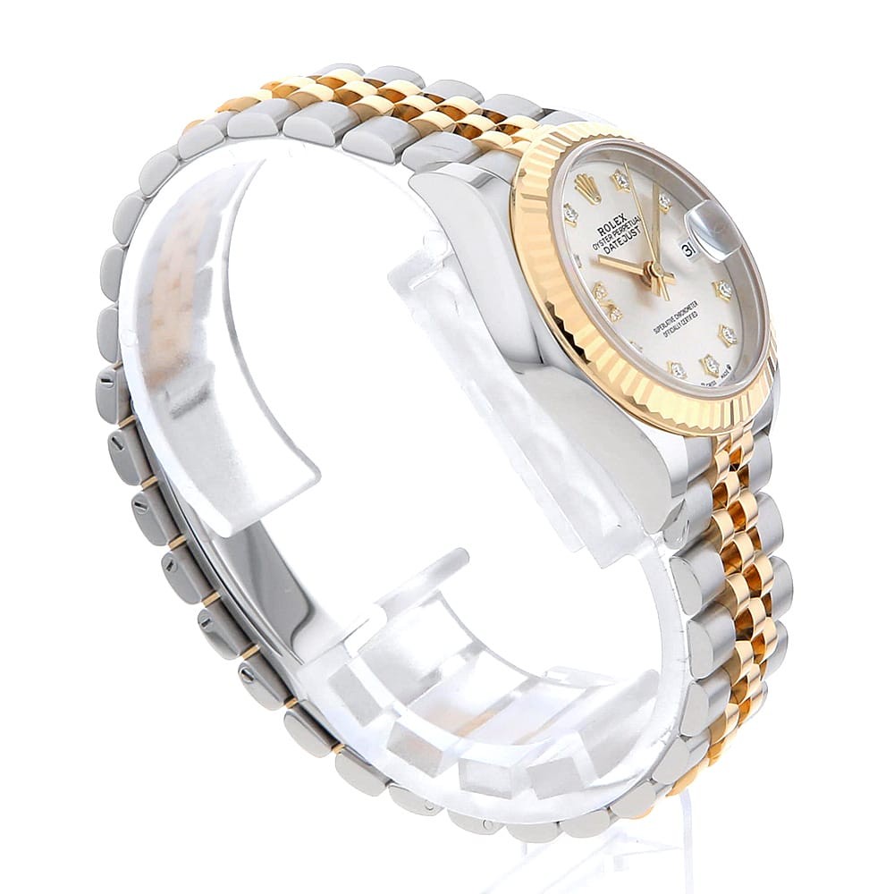 ROLEX Datejust 9P Star Diamond IX Diamond 279173G Silver 5 row jubilee brace…