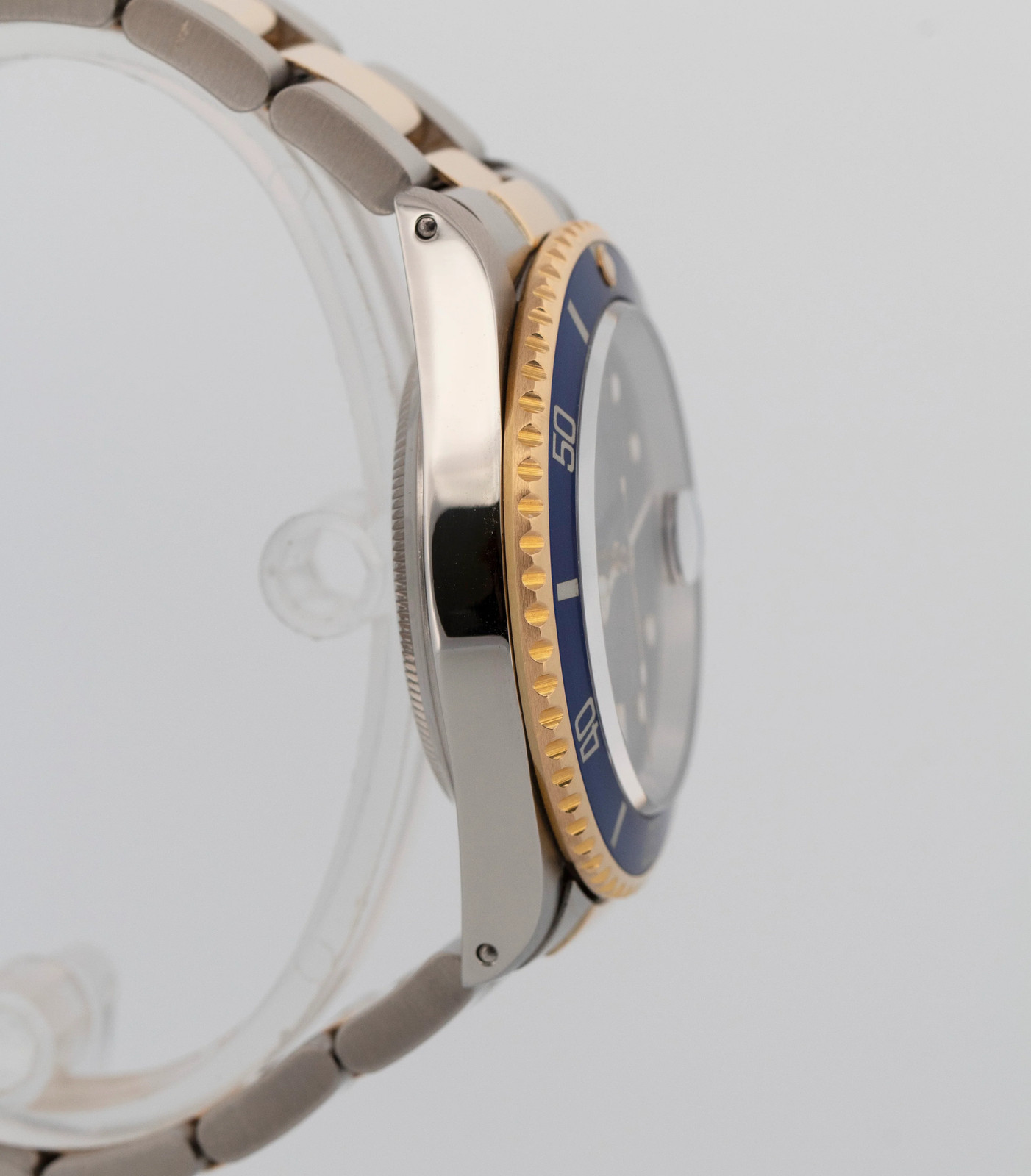 Rolex Submariner BLUE Two-Tone 18K Yellow Gold Steel 40mm 16613 LB Watch
