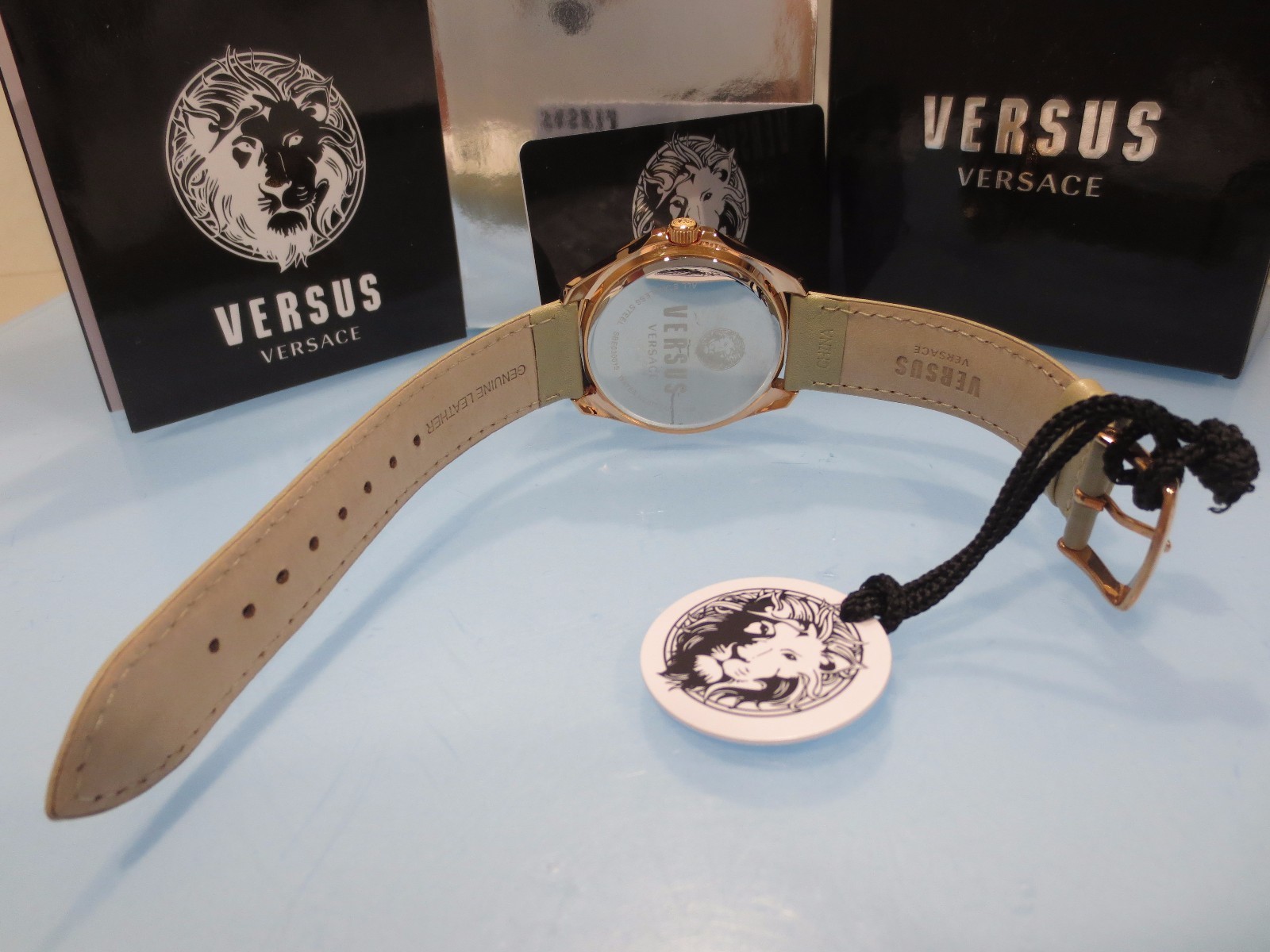 Versus by Versace Women’s SBE030015 Analog Display Quartz Beige Watch
