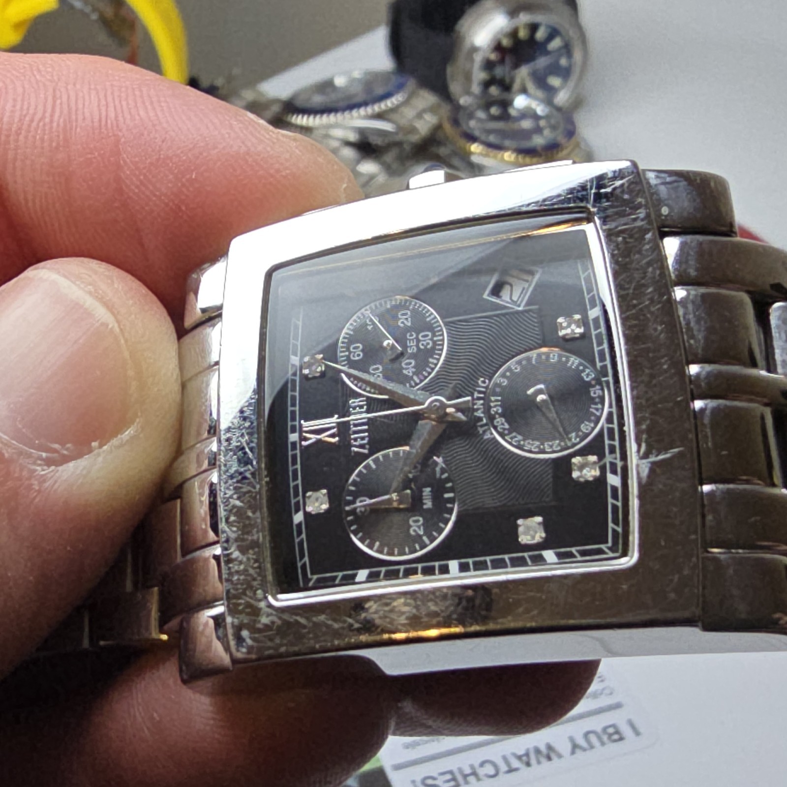 Zeitner Atlantic Quartz Chronograph Watch 32mm