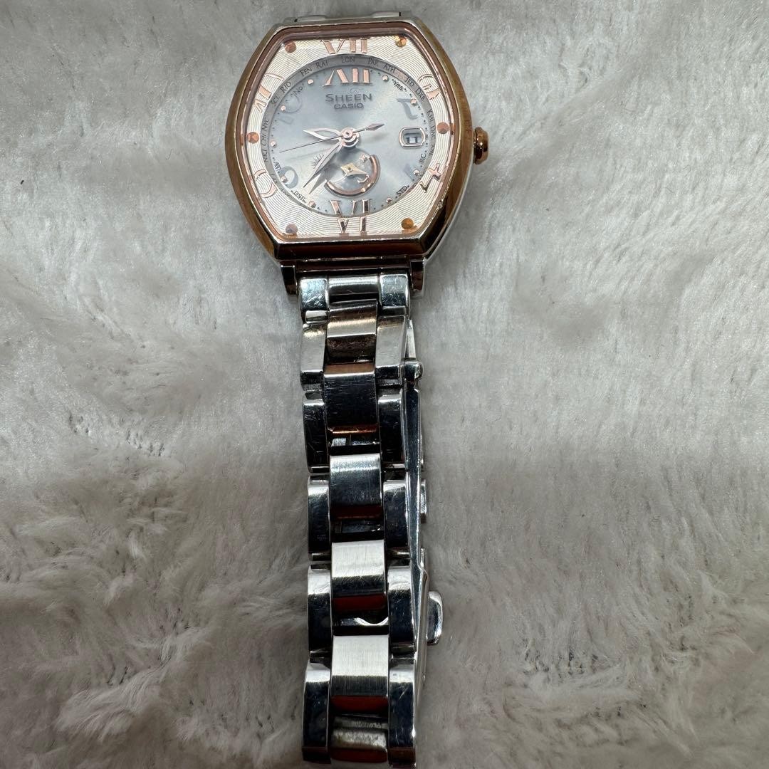 CASIO Running Women Wristwatch Date Solar Radio Controlled Solar SHW-1510