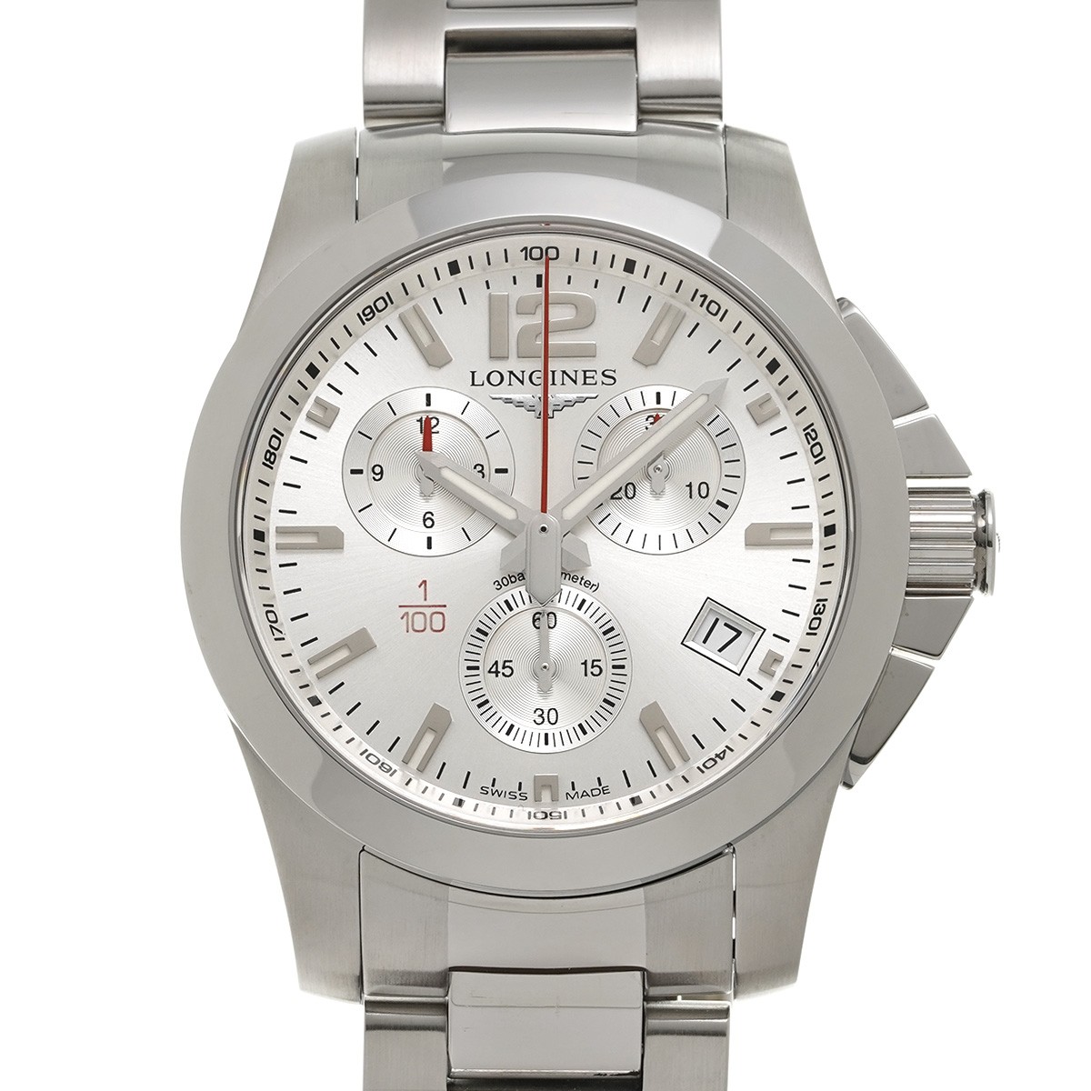 LONGINES Conquest L3.700.4.76.6 Silver WATCH 738031