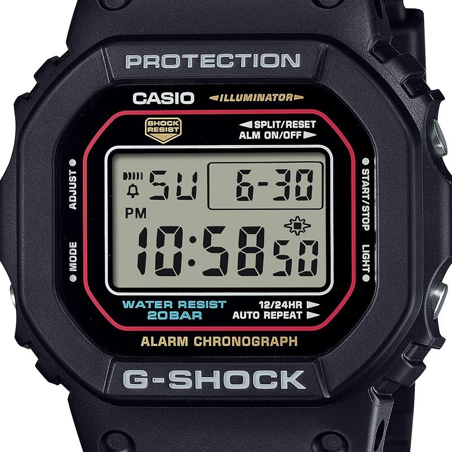 Casio DW-5600RL-1JF G-hock Quartz Men Watch Black Dial 42.8mm Digital From Japan