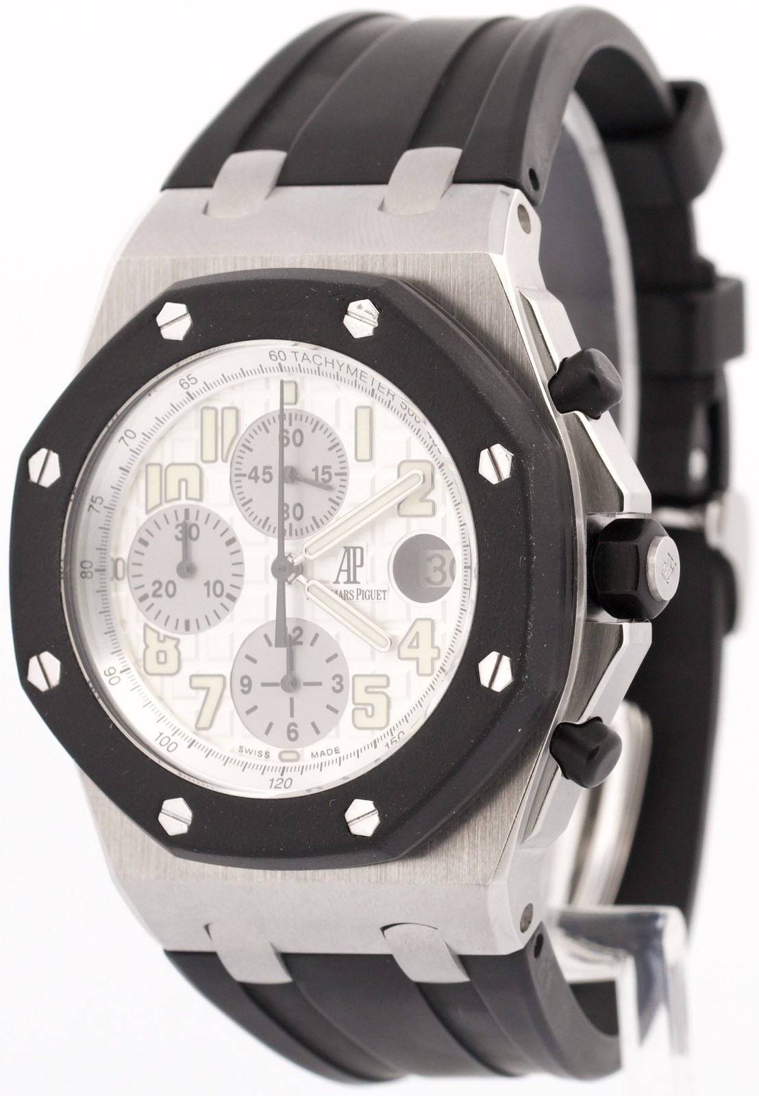 Audemars Piguet Royal Oak Offshore Chronograph WHITE 42mm Rubber 25940SK BOX
