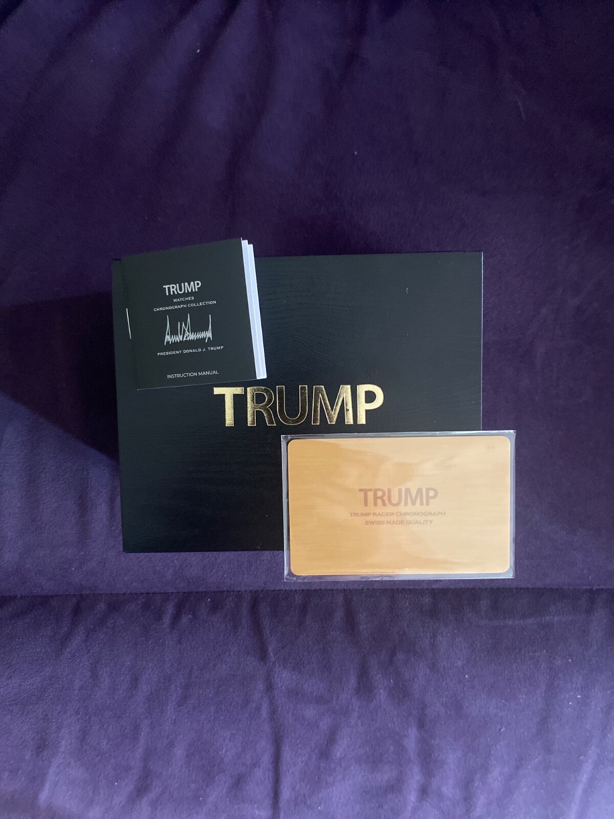 2024 Trump Silver Chronograph! 12/47! Brand new! shipping plastic on