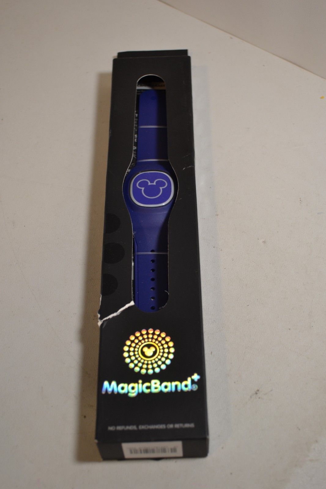 GENUINE Disney Parks MagicBand+ Mickey Silhouette Blue