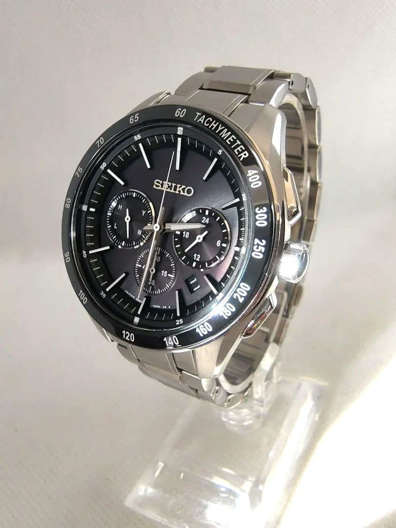 Seiko Brightz Solar Chronograph SAGA171 43mm Very Good Used Condition