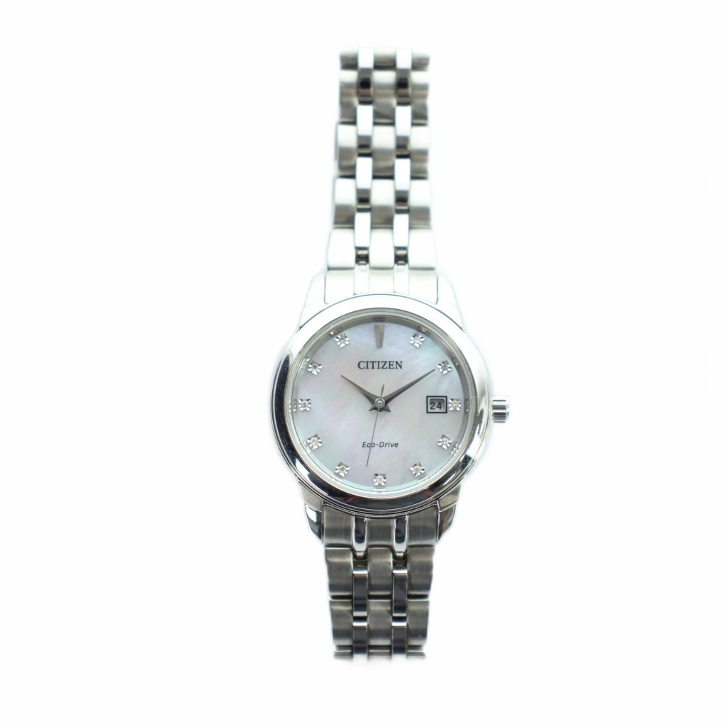 Citizen Eco Drive Women’s Watch 27mm Silver Stainless Steel AB Condition