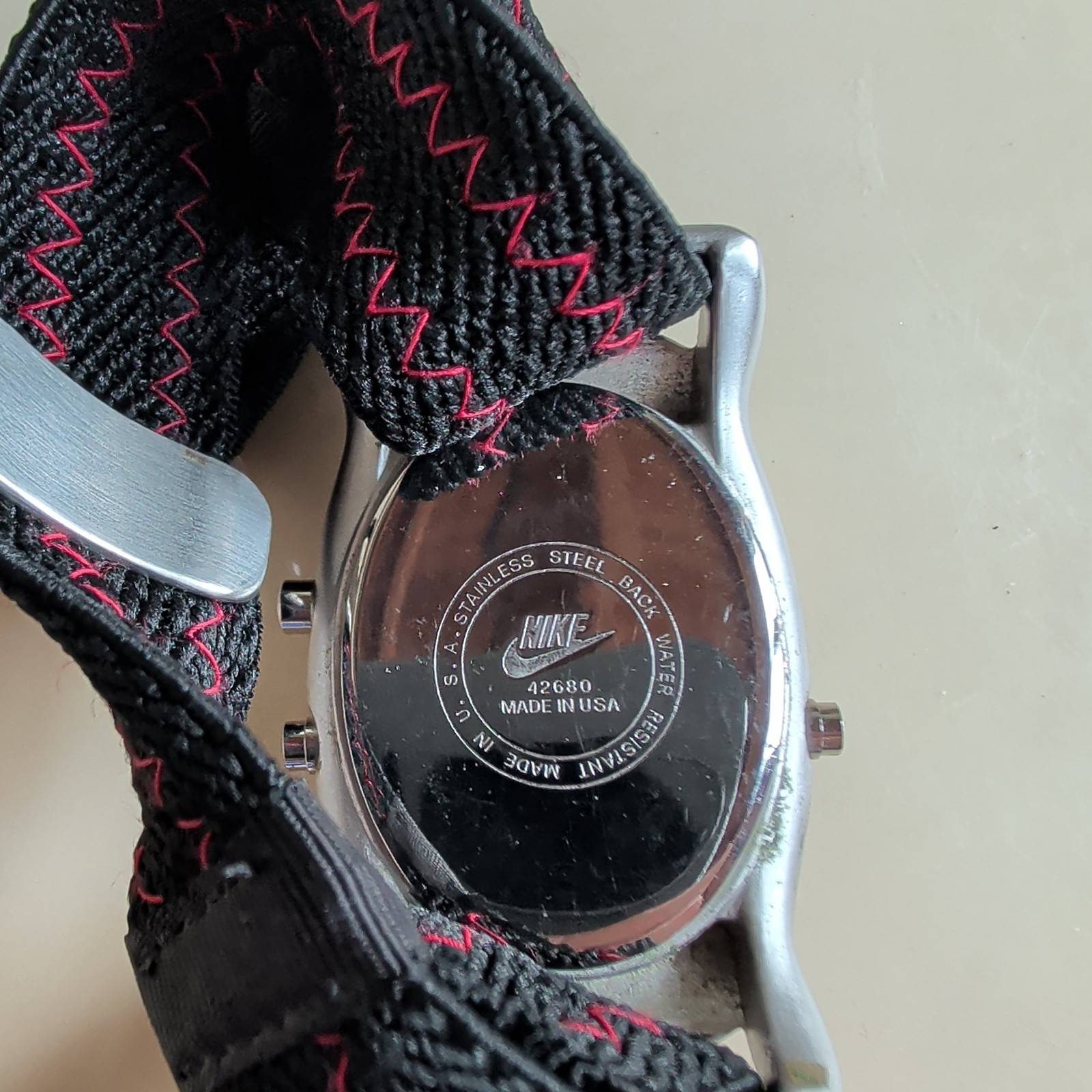 RARE Nike Sydney Olympics 2000 USA Made Y2K Wrist Watch 42680 Vintage