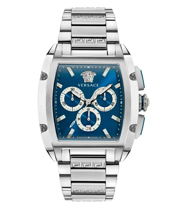 Versace Dominus Chronograph VE6H00423 Men’s Swiss Quartz BlueDial Sapphire Watch